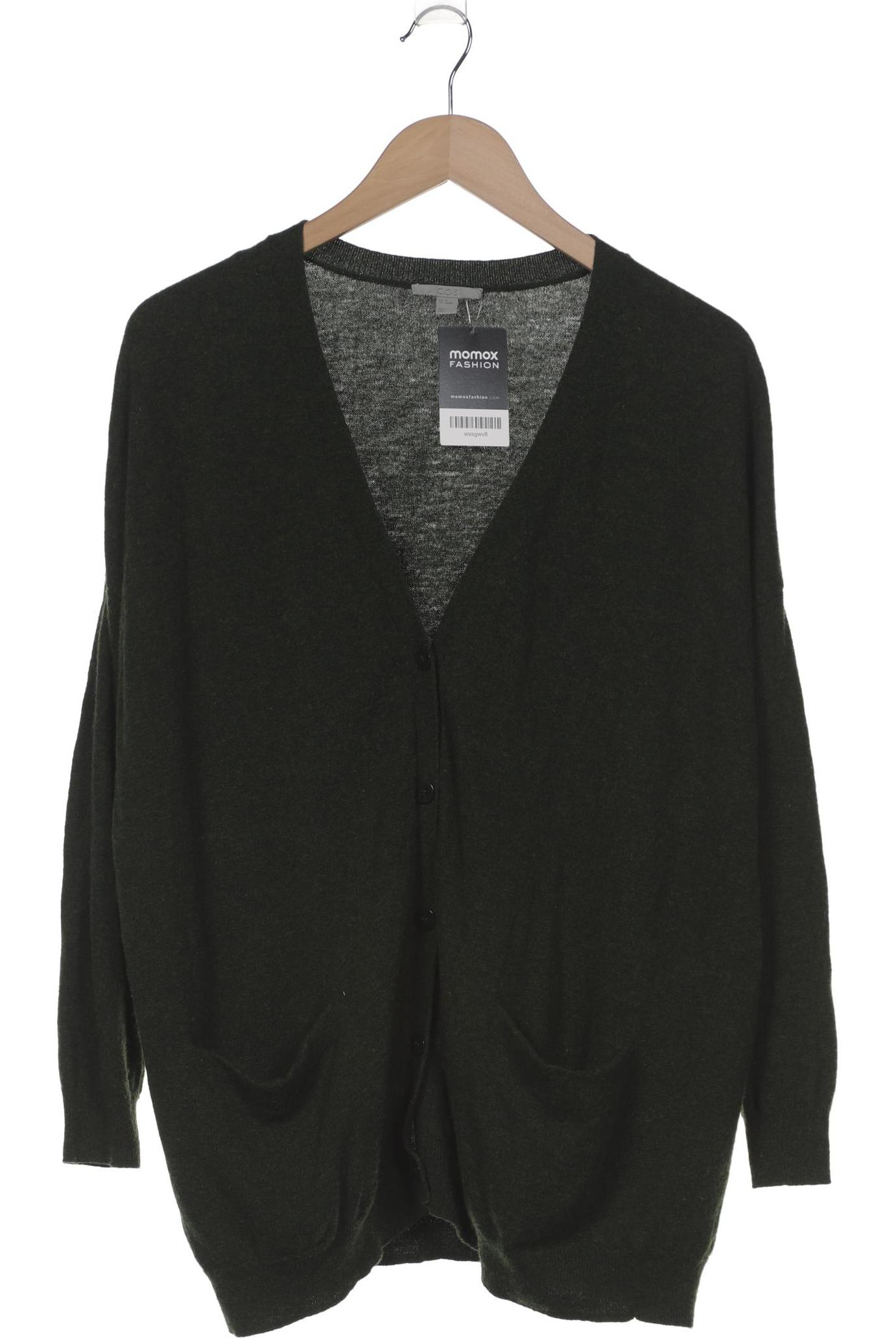 

COS Damen Strickjacke, grün, Gr. 34