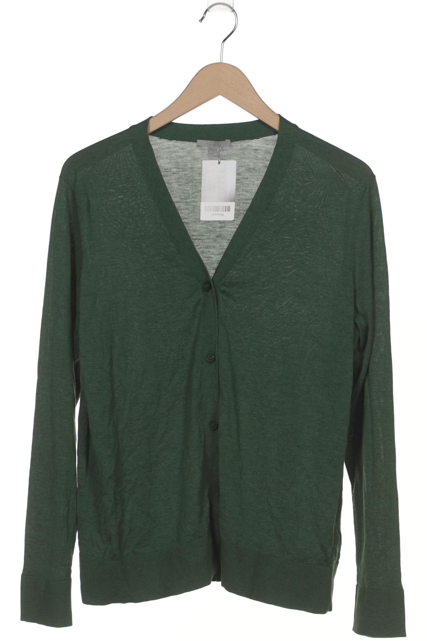 

COS Damen Strickjacke, grün, Gr. 42