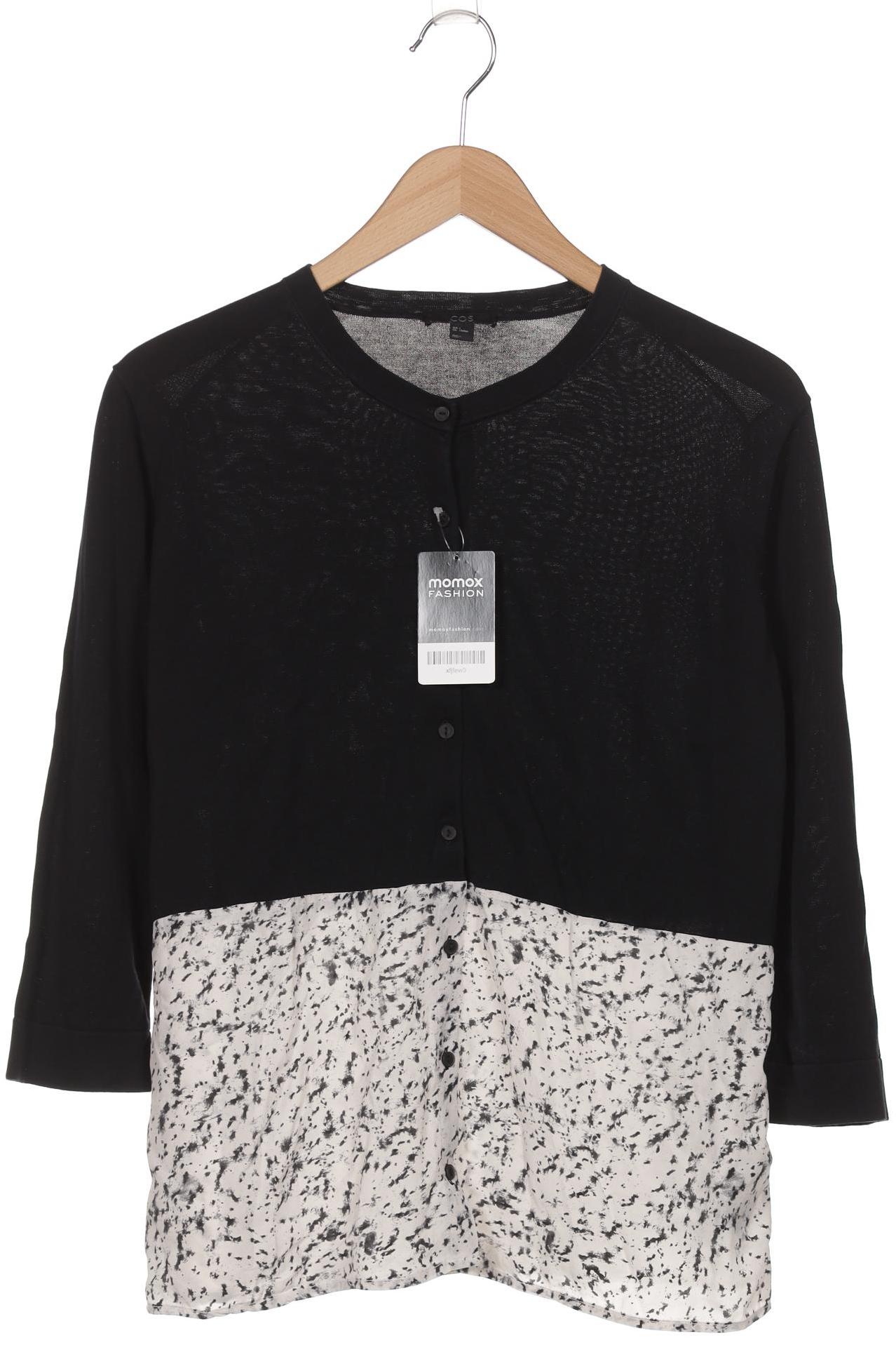 

COS Damen Strickjacke, schwarz, Gr. 38