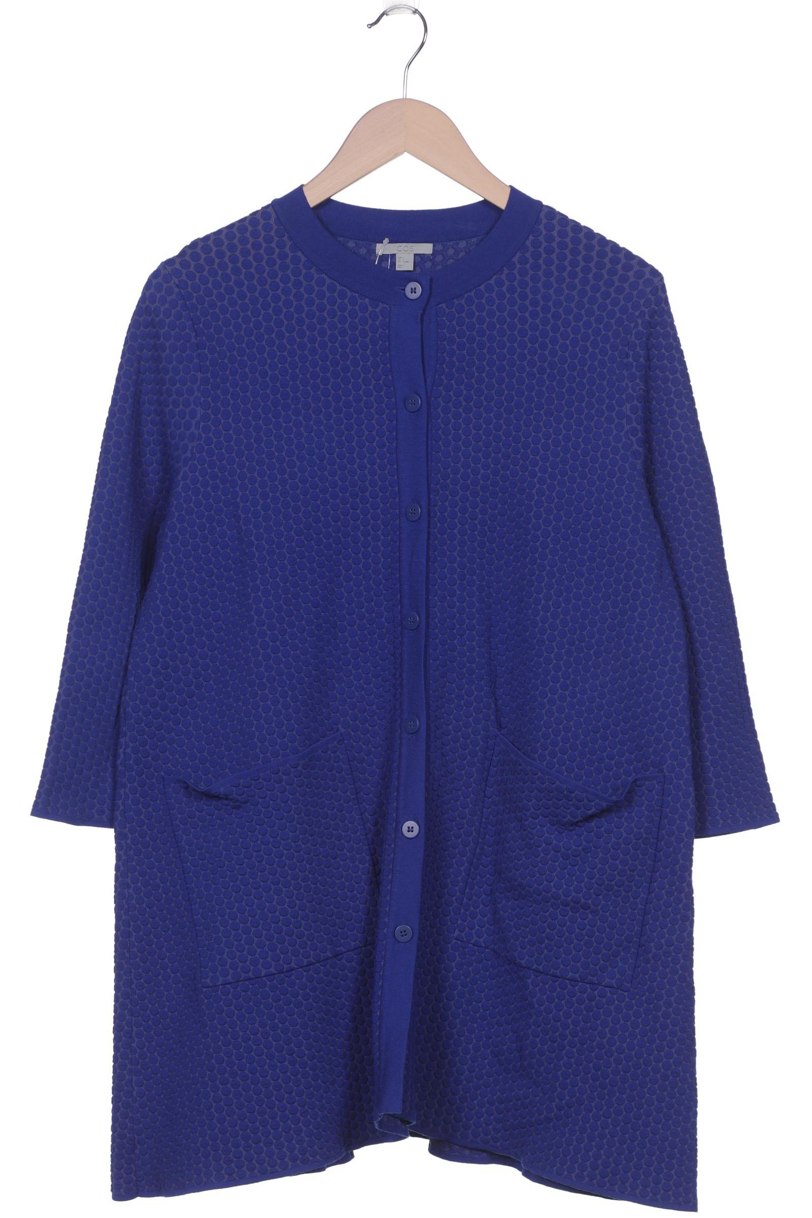 

COS Damen Strickjacke, blau, Gr. 36