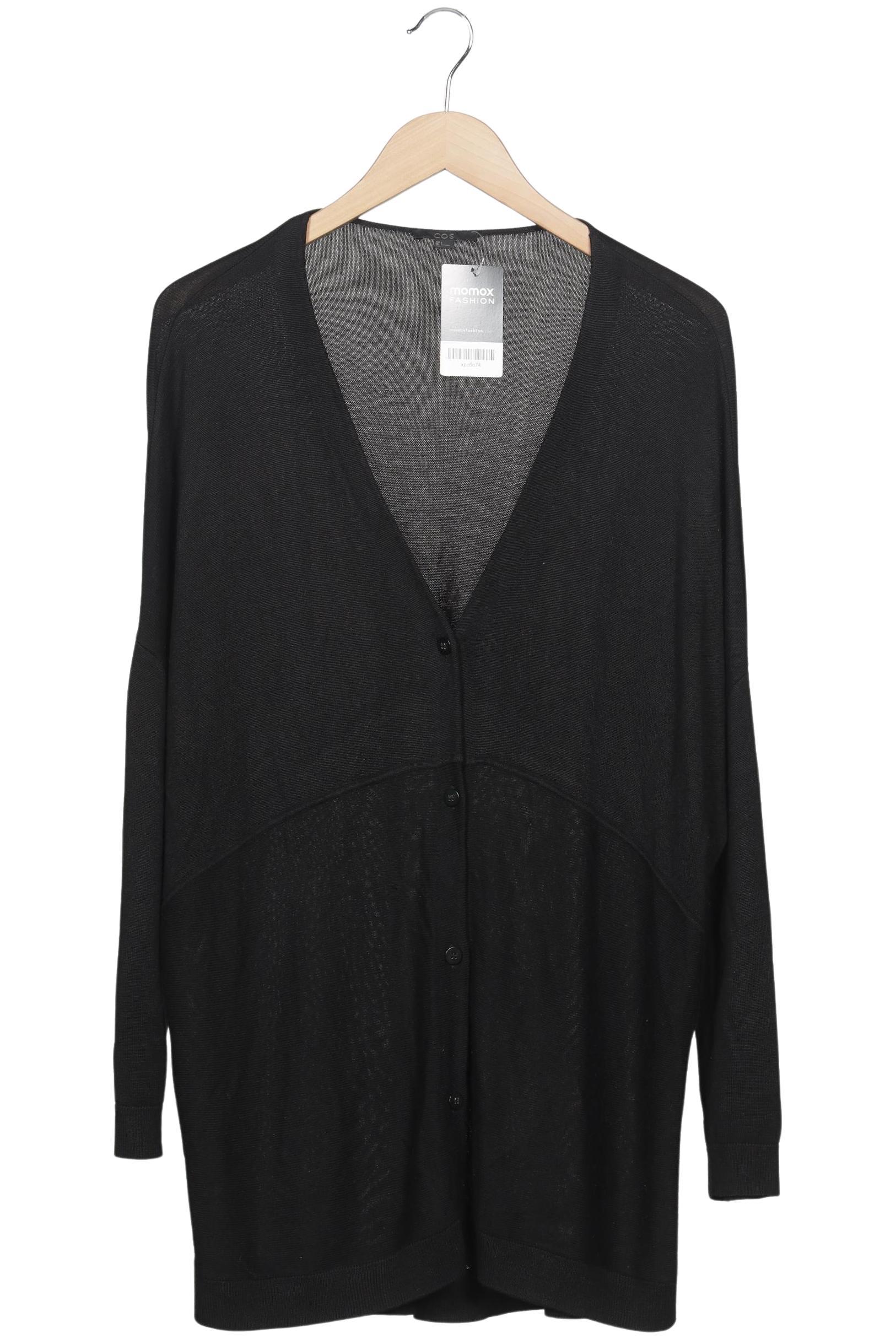 

COS Damen Strickjacke, schwarz, Gr. 42