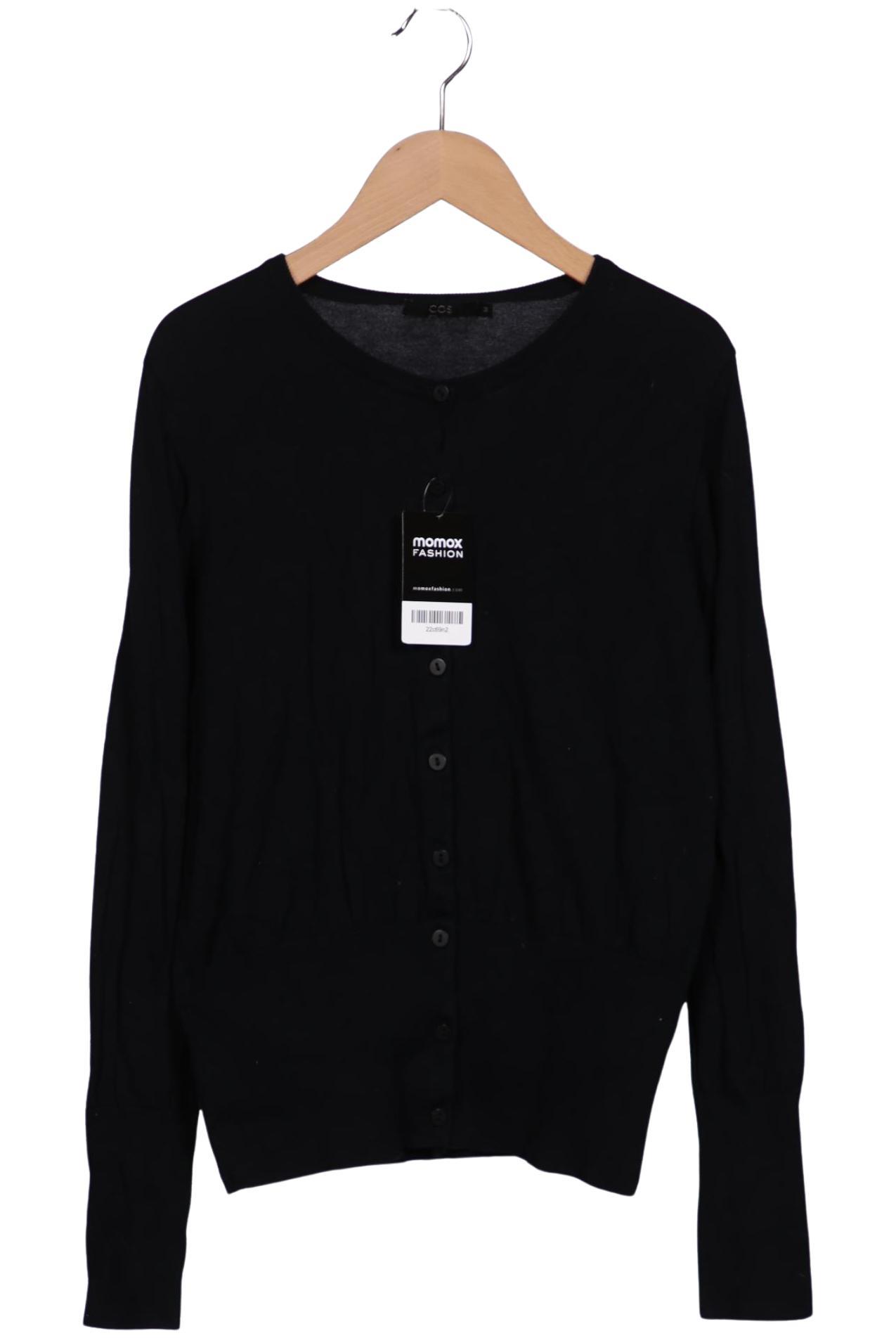 

COS Damen Strickjacke, schwarz, Gr. 38