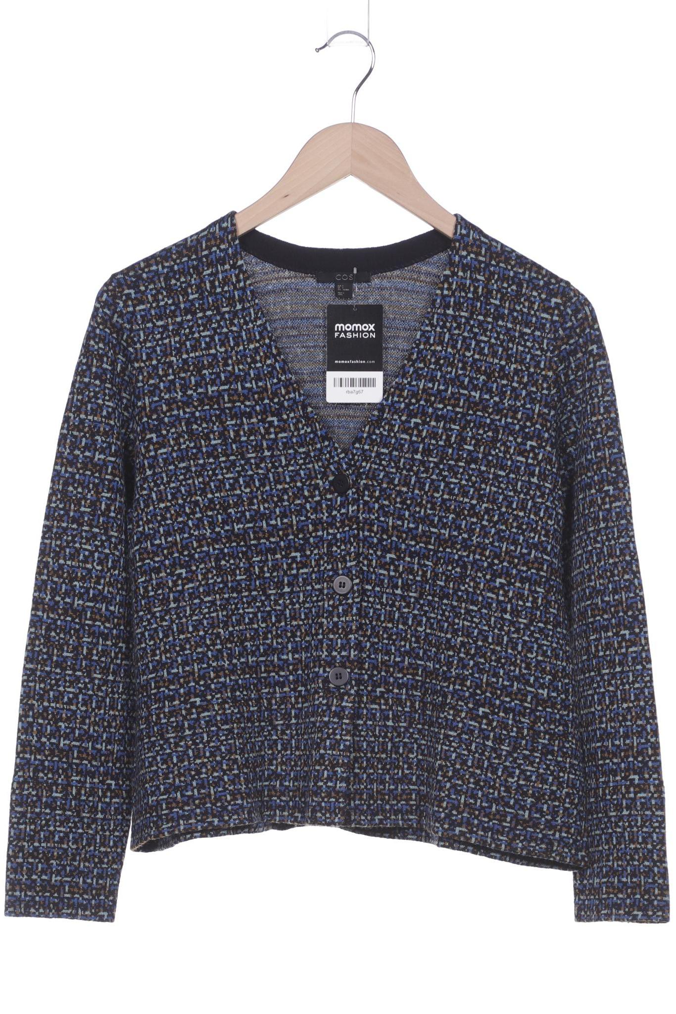 

COS Damen Strickjacke, marineblau, Gr. 36