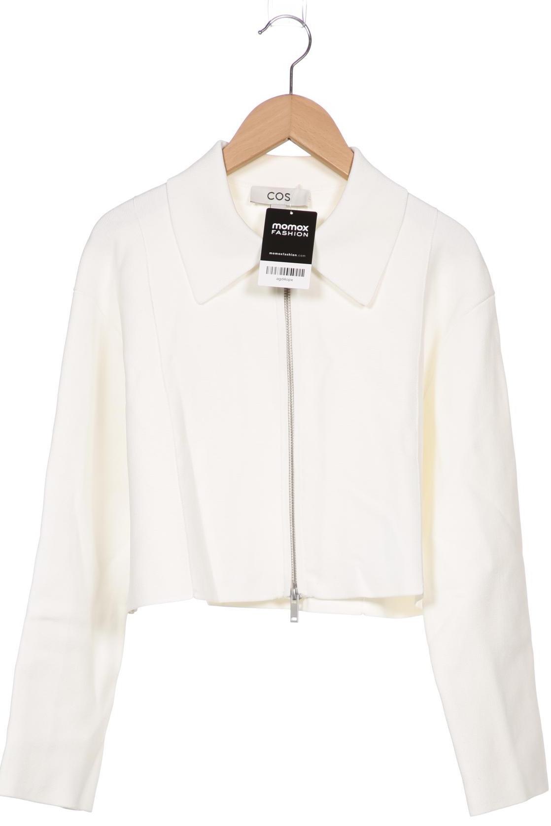 

COS Damen Strickjacke, weiß, Gr. 34