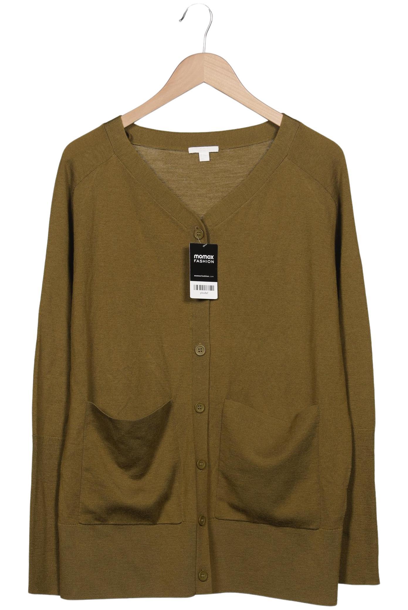 

COS Damen Strickjacke, grün, Gr. 34