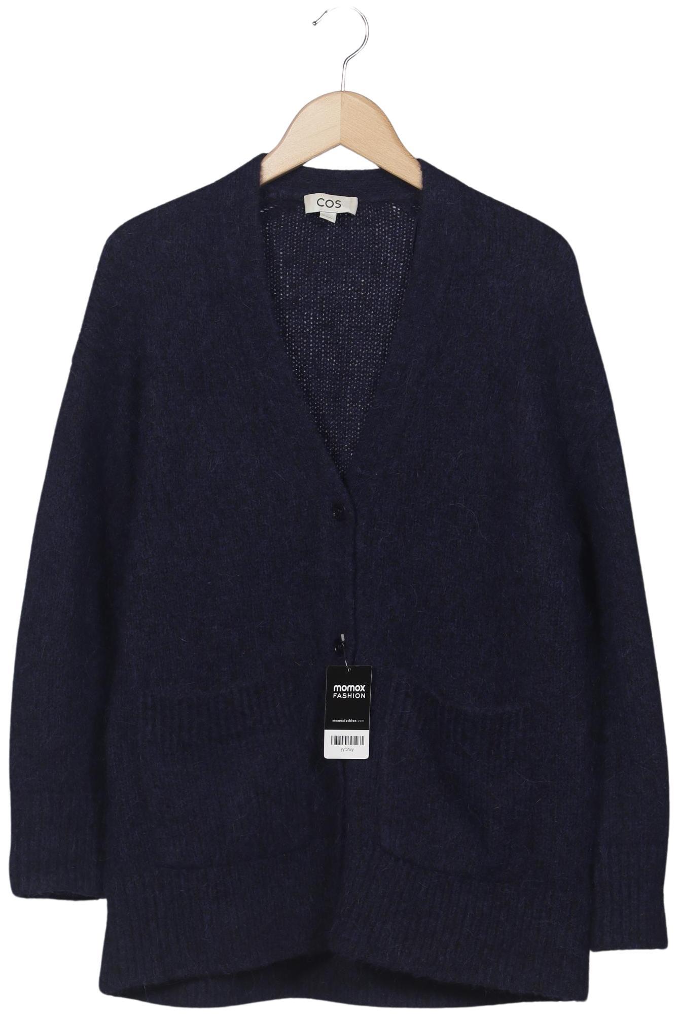 

COS Damen Strickjacke, marineblau, Gr. 36