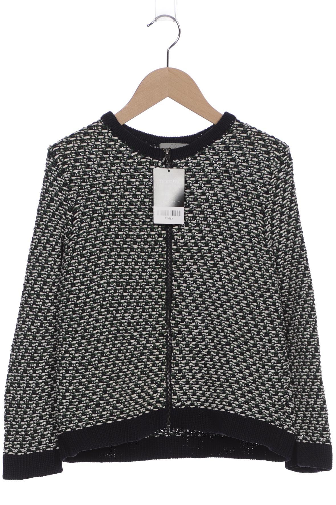 

COS Damen Strickjacke, grün, Gr. 36