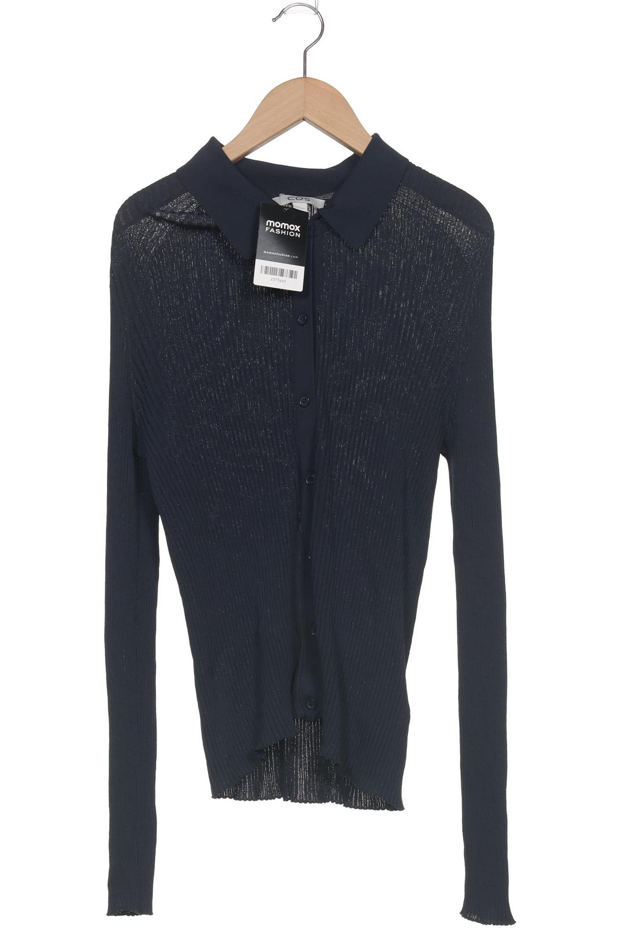 

COS Damen Strickjacke, marineblau, Gr. 38