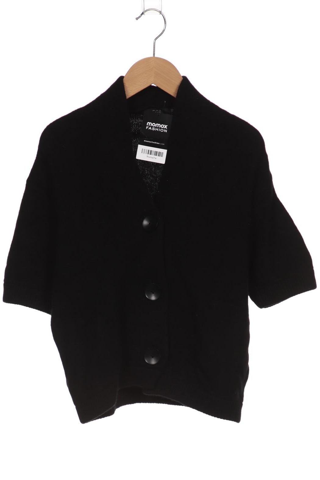 

COS Damen Strickjacke, schwarz, Gr. 34