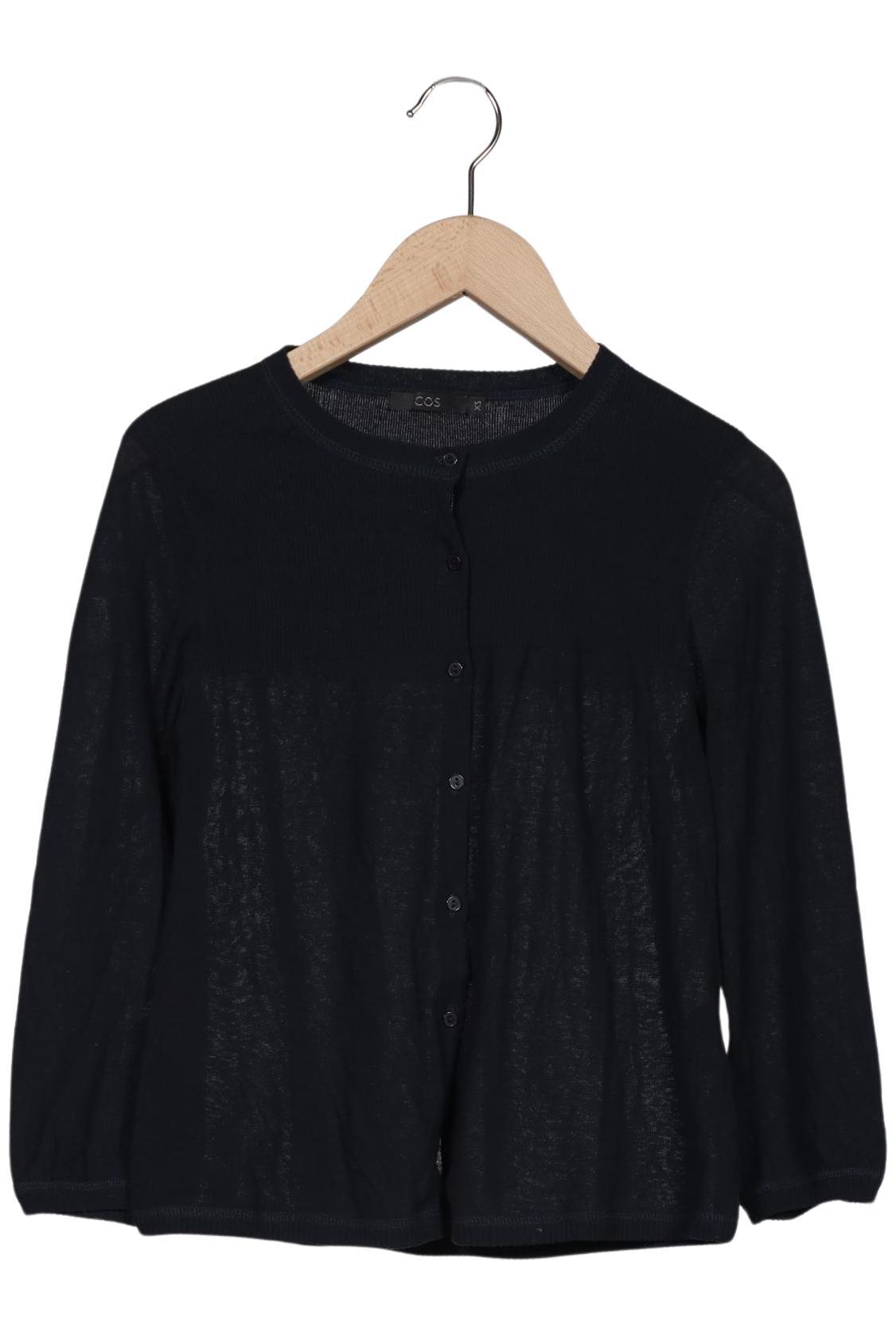 

COS Damen Strickjacke, marineblau, Gr. 34