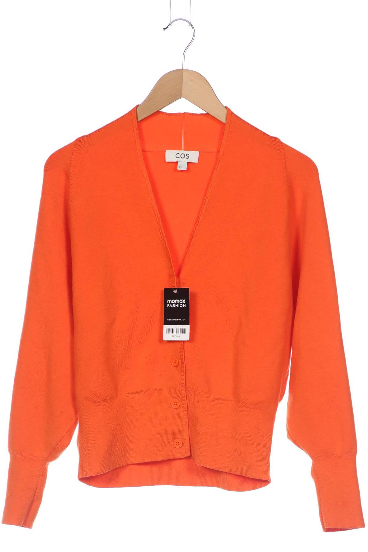 

COS Damen Strickjacke, orange, Gr. 42