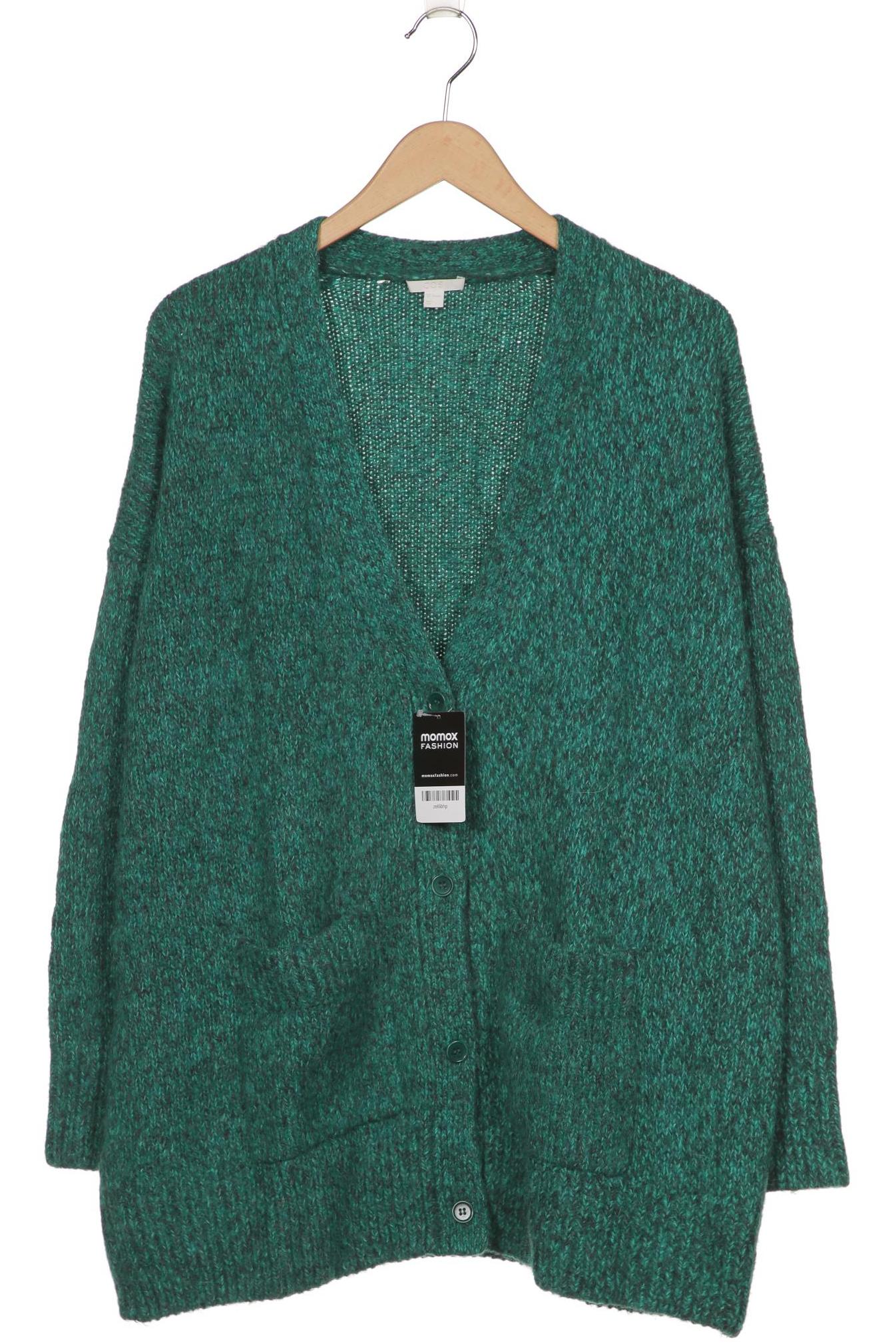 

COS Damen Strickjacke, grün, Gr. 42