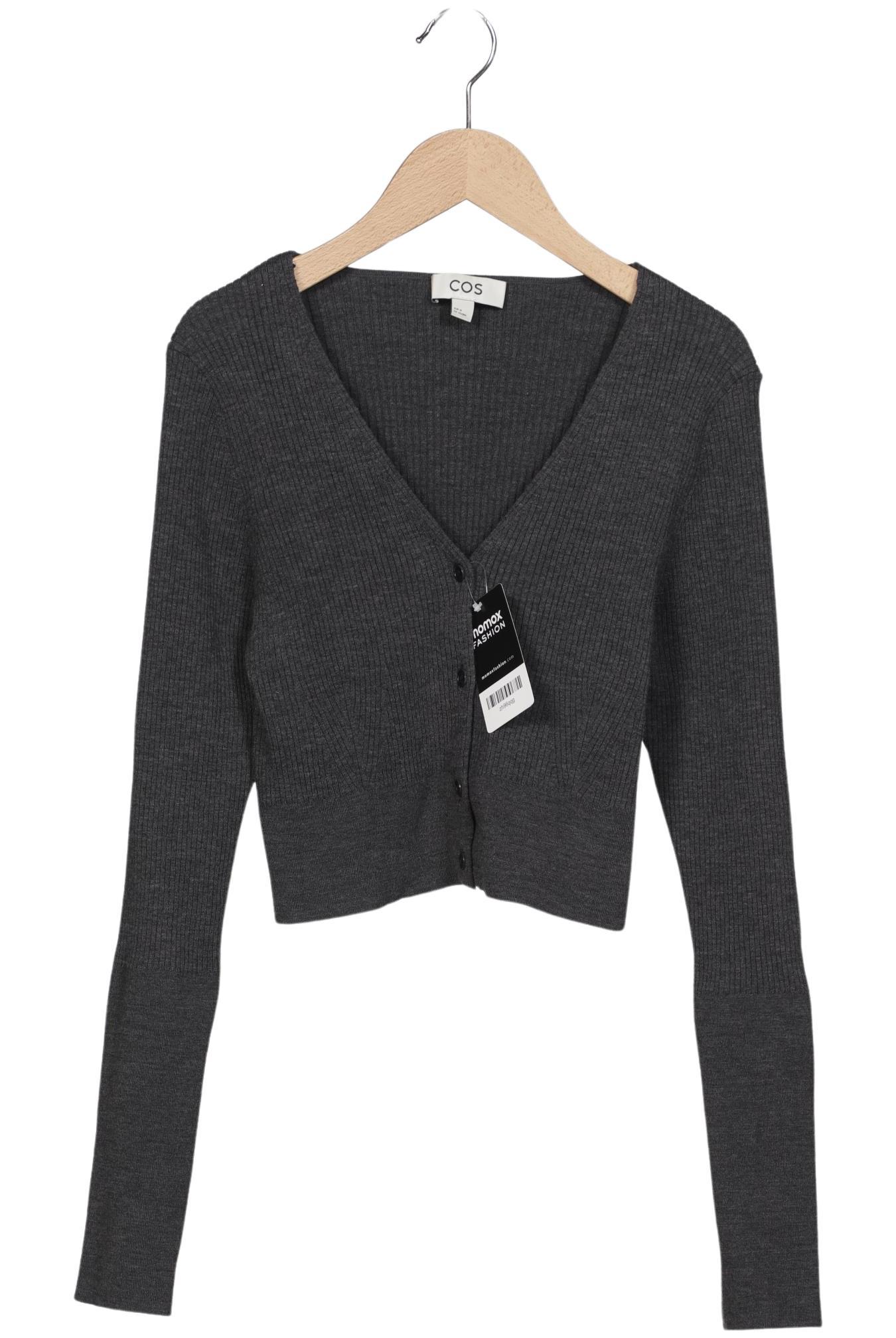 

COS Damen Strickjacke, grau, Gr. 38