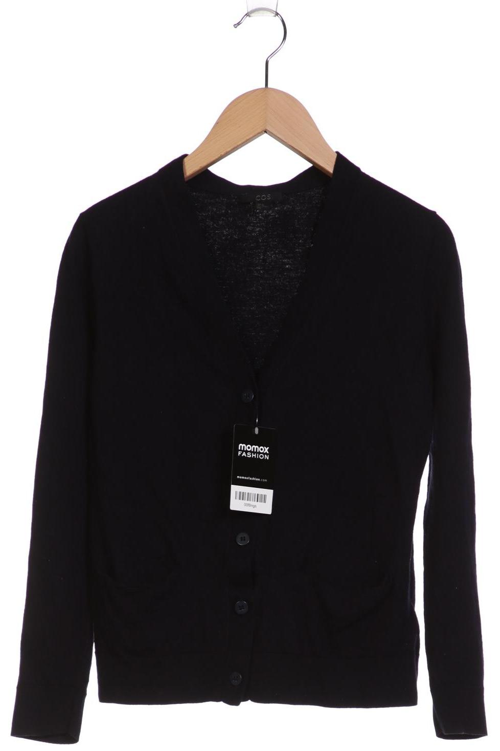 

COS Damen Strickjacke, marineblau, Gr. 38