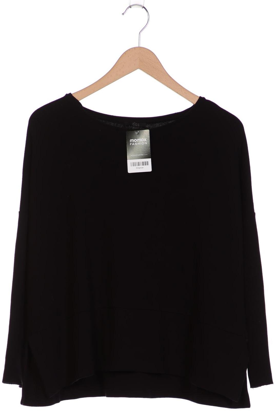 

COS Damen Sweatshirt, schwarz, Gr. 36