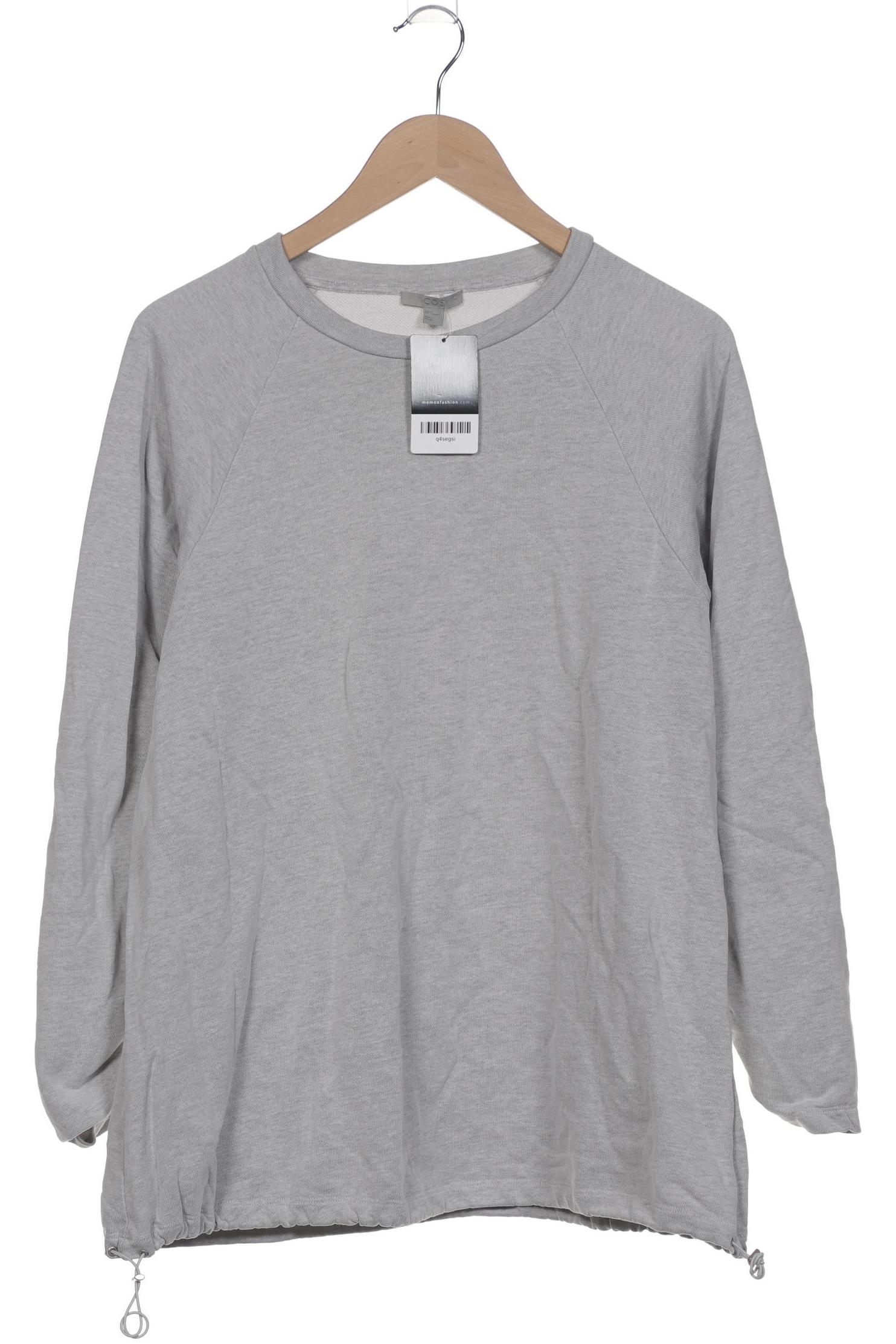

COS Damen Sweatshirt, grau, Gr. 38
