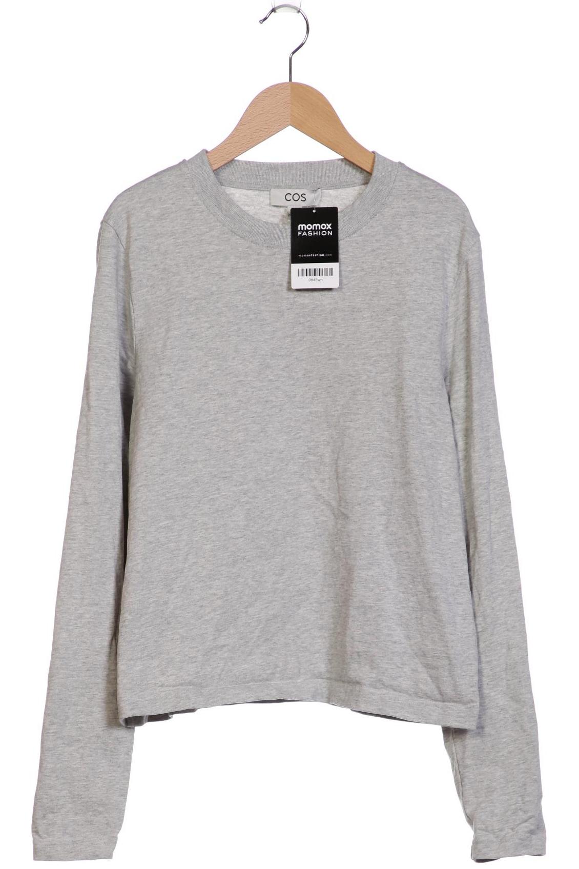 

COS Damen Sweatshirt, grau, Gr. 38