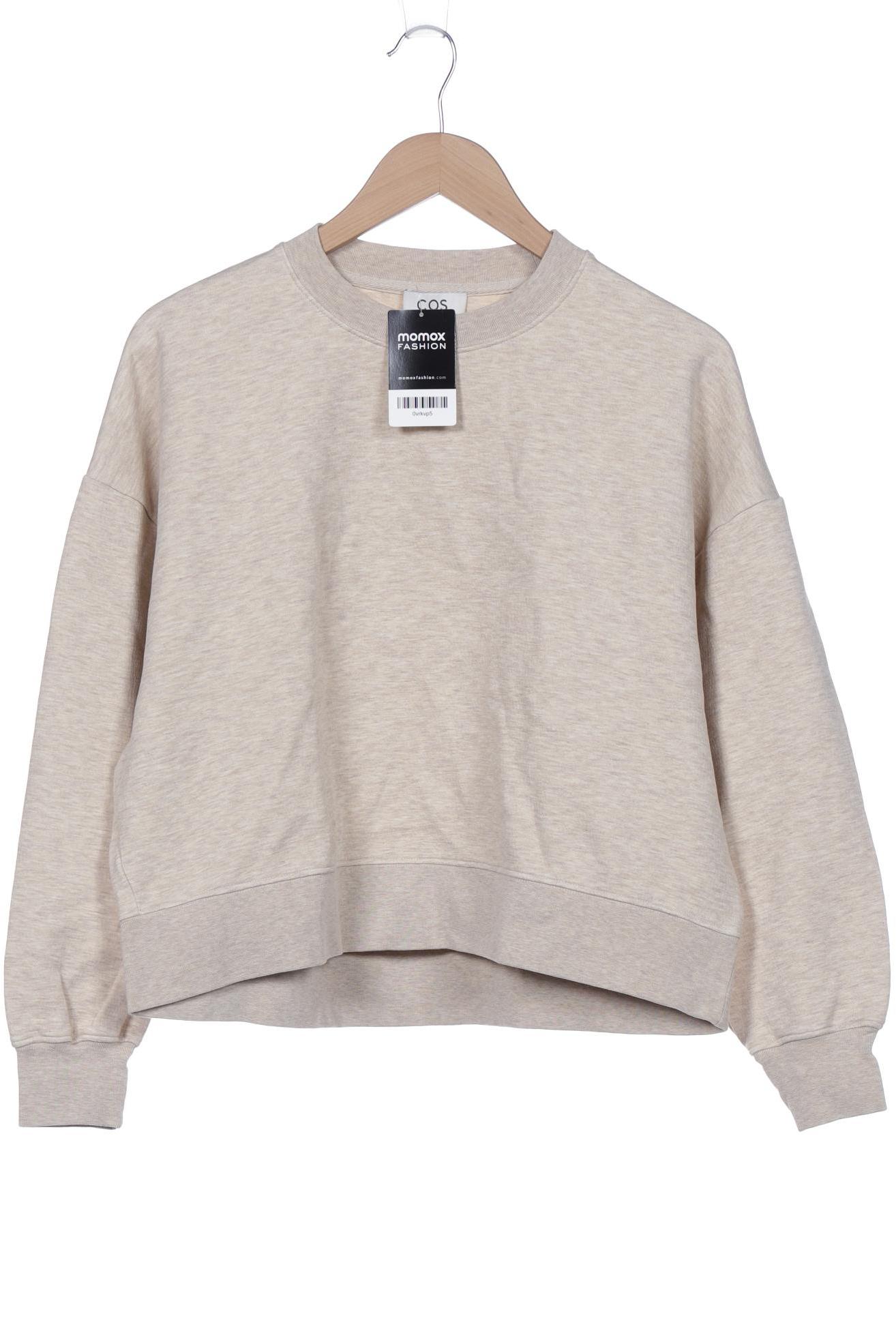 

COS Damen Sweatshirt, beige, Gr. 34