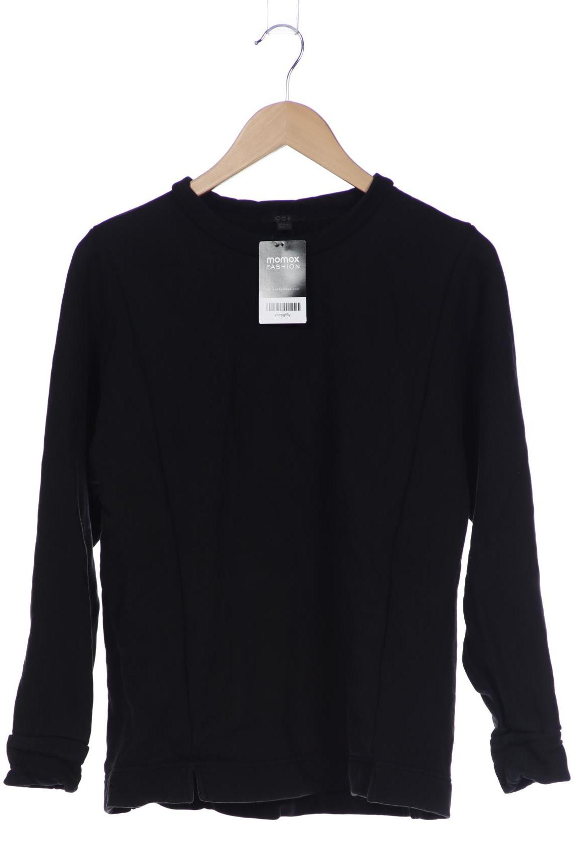 

COS Damen Sweatshirt, schwarz, Gr. 36