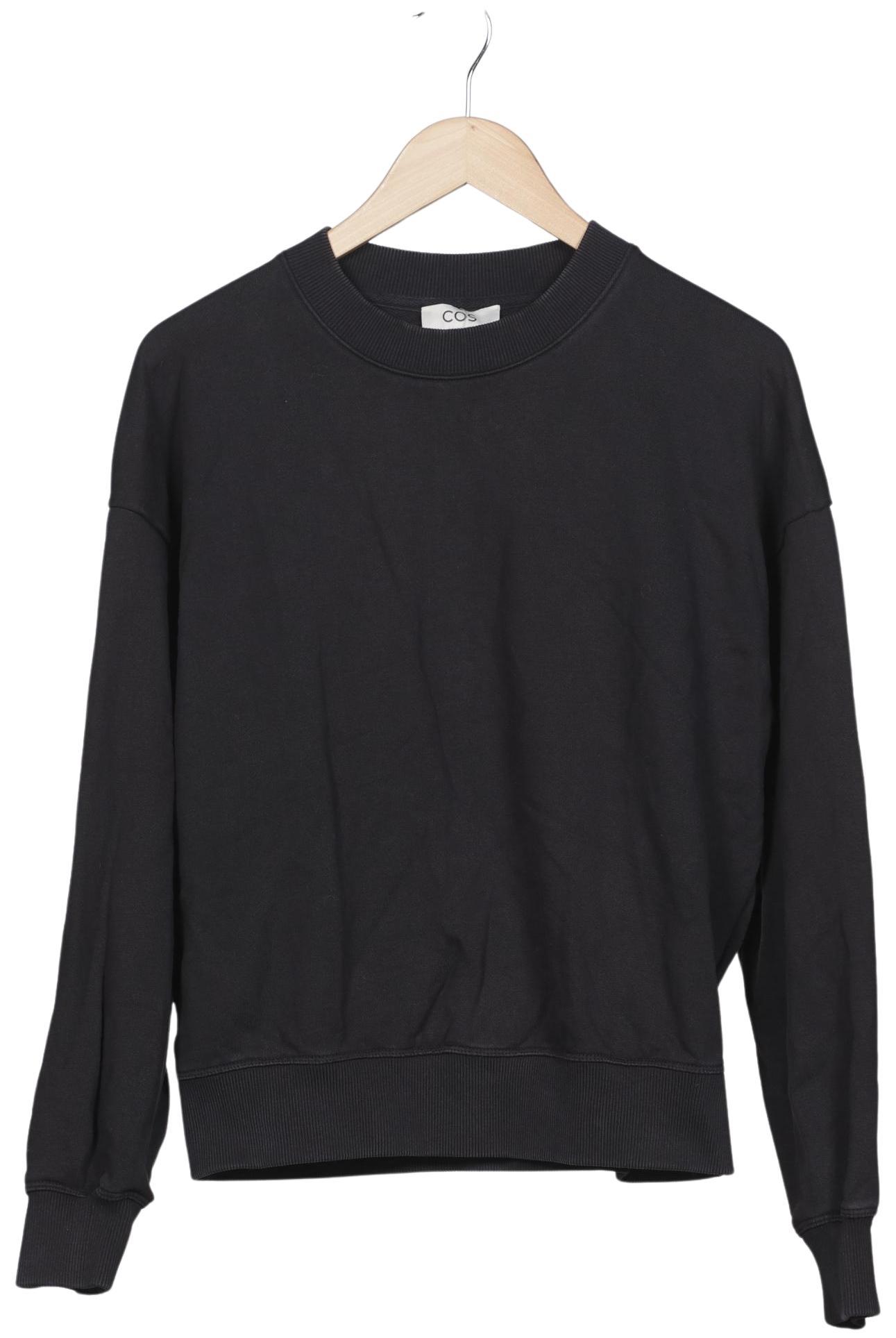 

COS Damen Sweatshirt, schwarz, Gr. 36