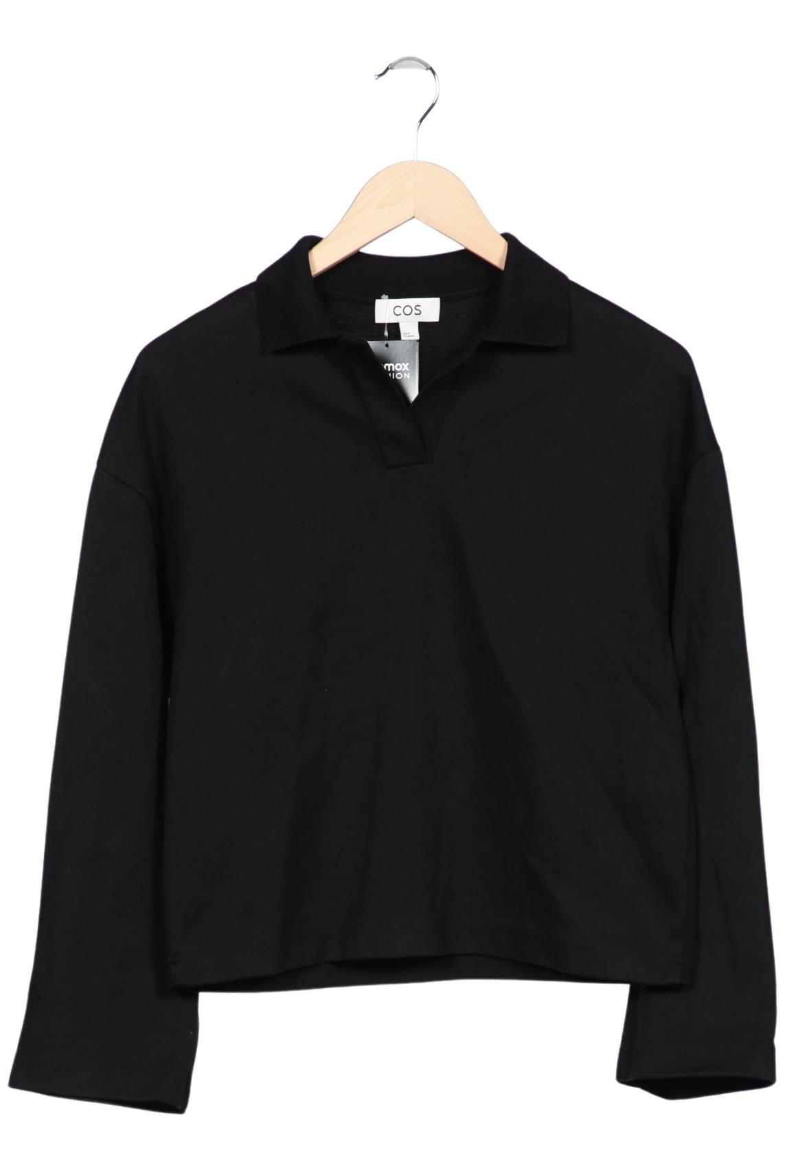 

COS Damen Sweatshirt, schwarz, Gr. 34