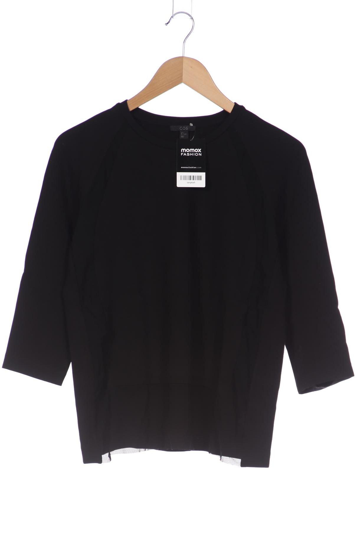 

COS Damen Sweatshirt, schwarz, Gr. 36