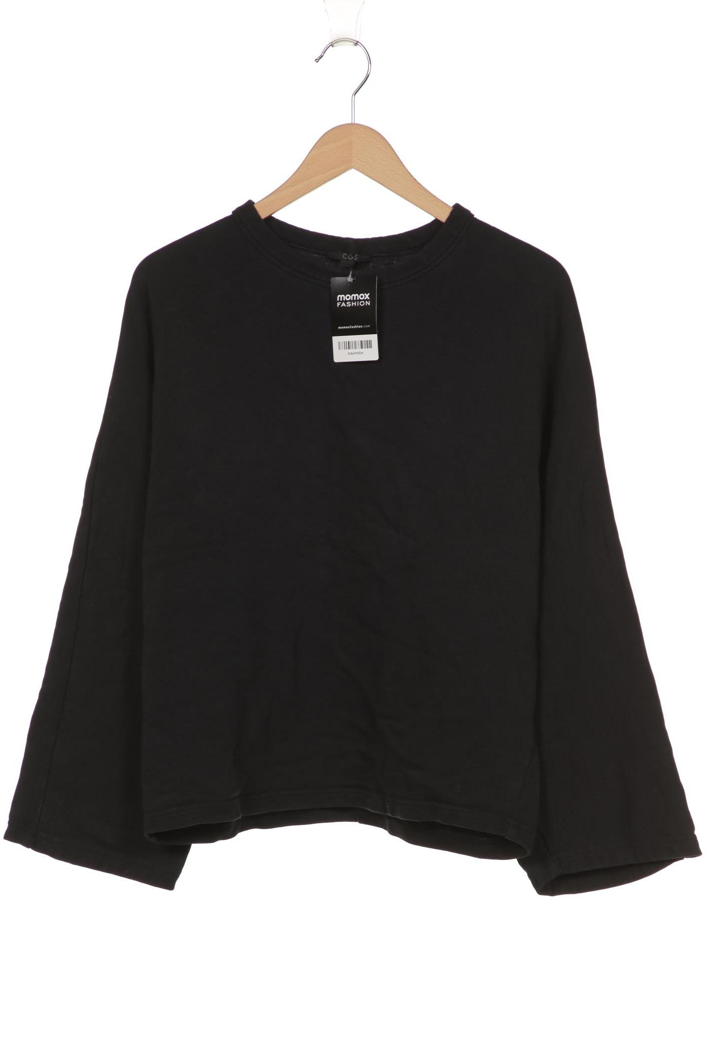 

COS Damen Sweatshirt, schwarz, Gr. 36