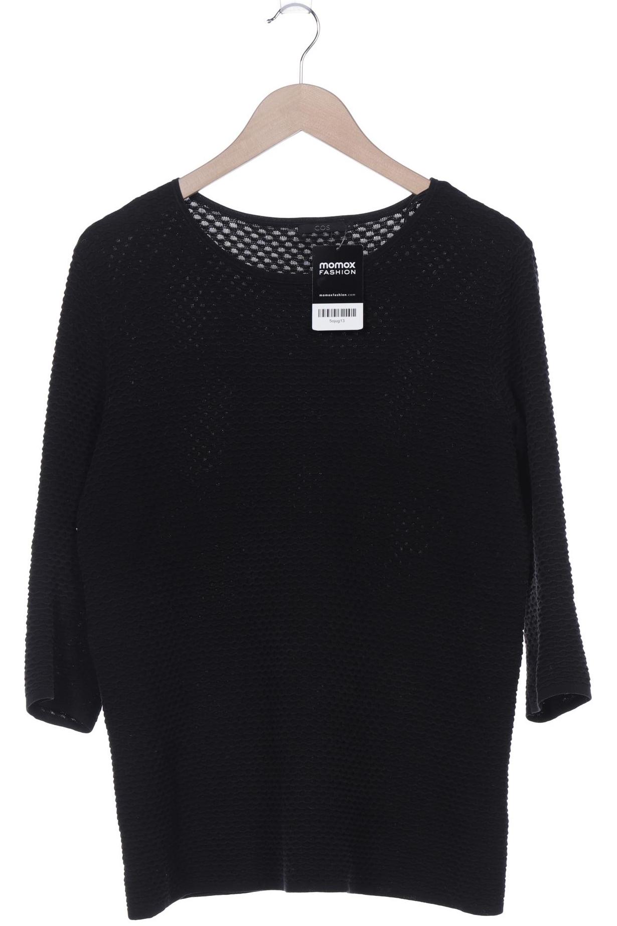 

COS Damen Sweatshirt, schwarz, Gr. 36