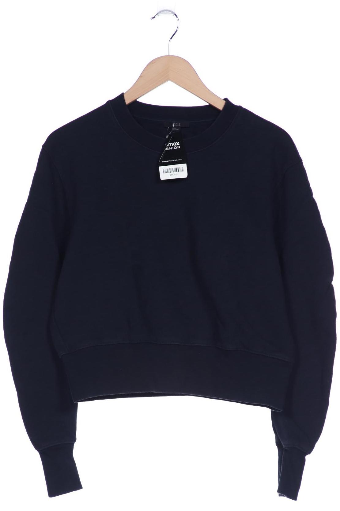 

COS Damen Sweatshirt, marineblau, Gr. 36