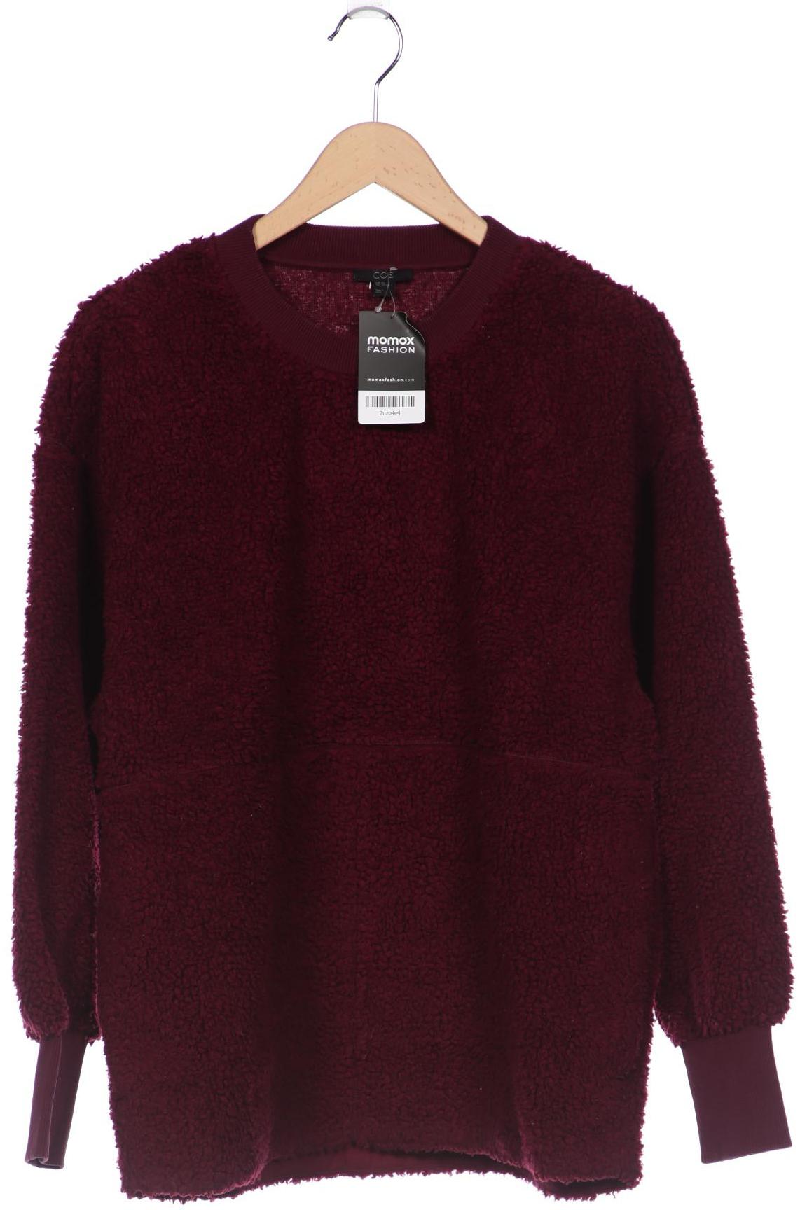 

COS Damen Sweatshirt, bordeaux, Gr. 38