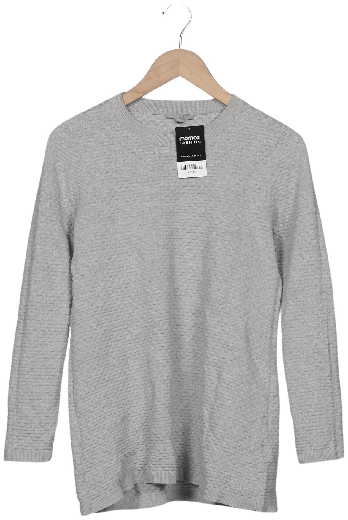 

COS Damen Sweatshirt, grau, Gr. 34