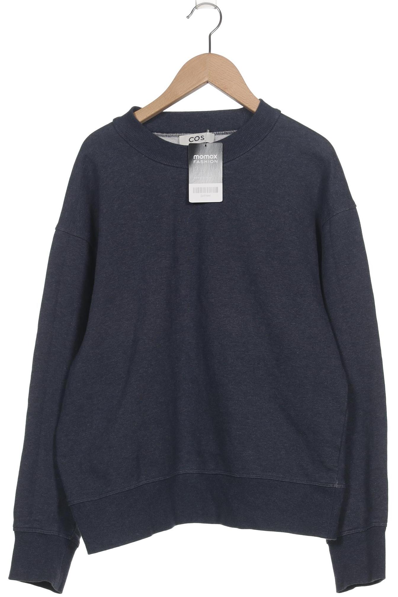 

COS Damen Sweatshirt, marineblau, Gr. 38