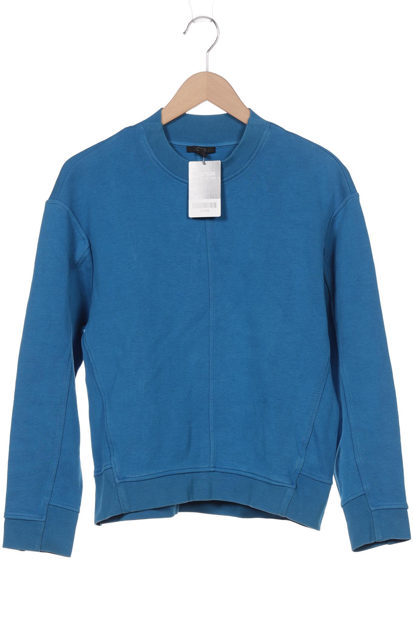 

COS Damen Sweatshirt, blau