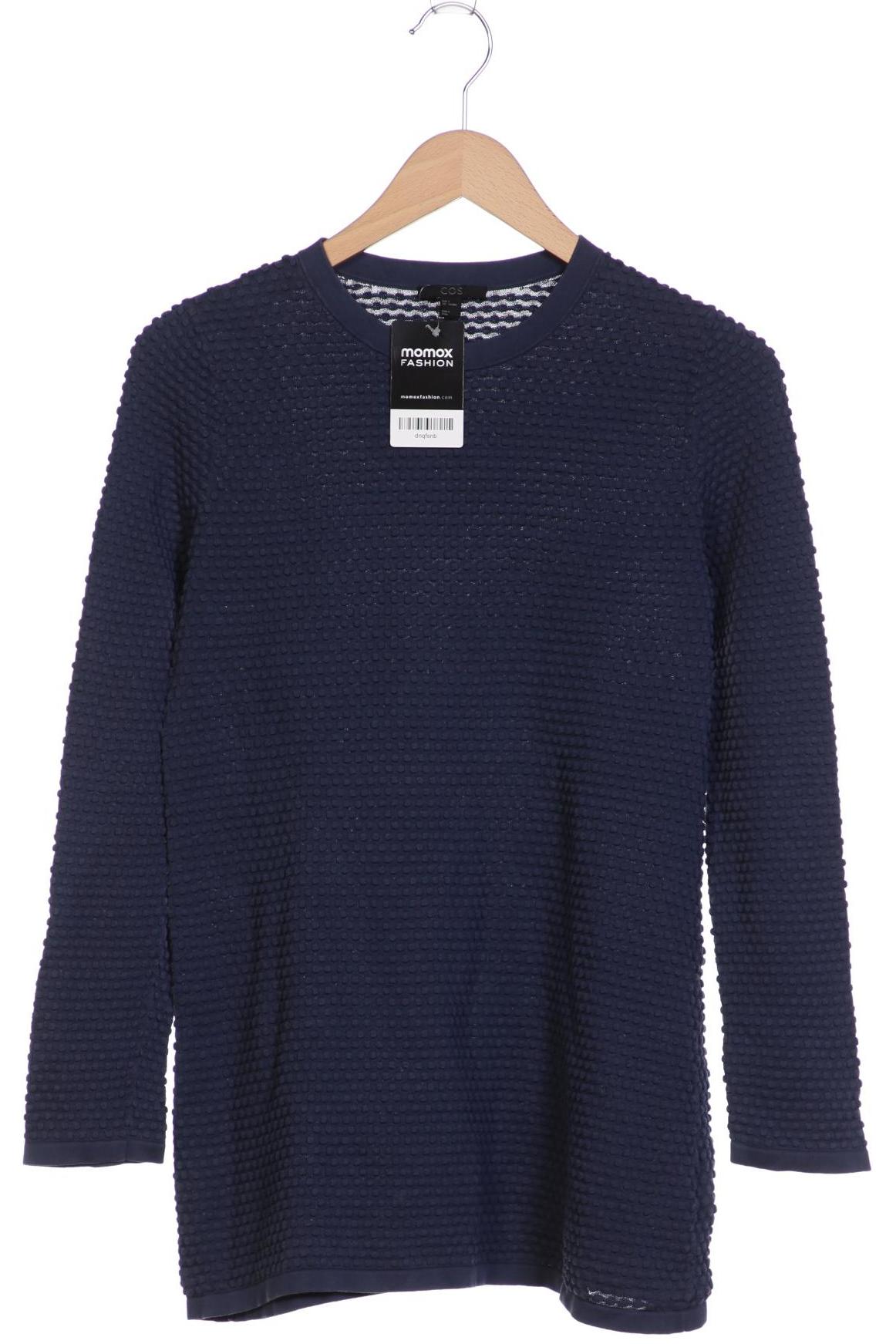 

COS Damen Sweatshirt, marineblau