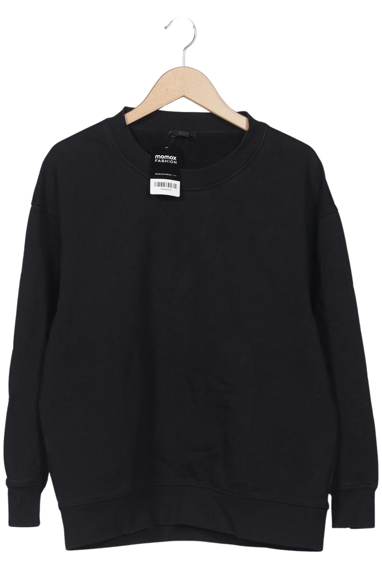 

COS Damen Sweatshirt, schwarz, Gr. 36
