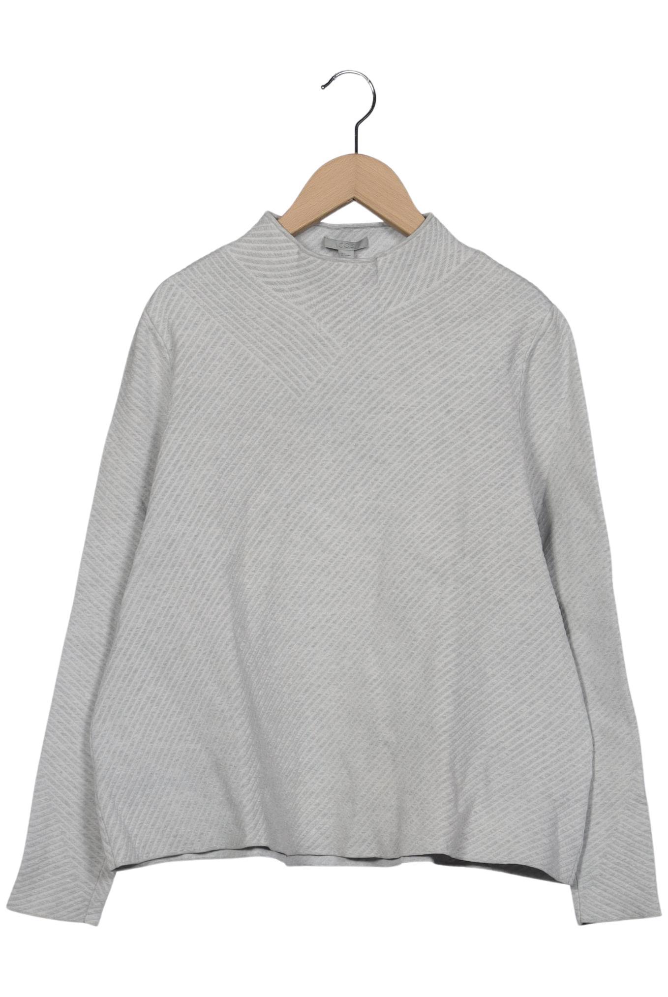 

COS Damen Sweatshirt, grau, Gr. 36