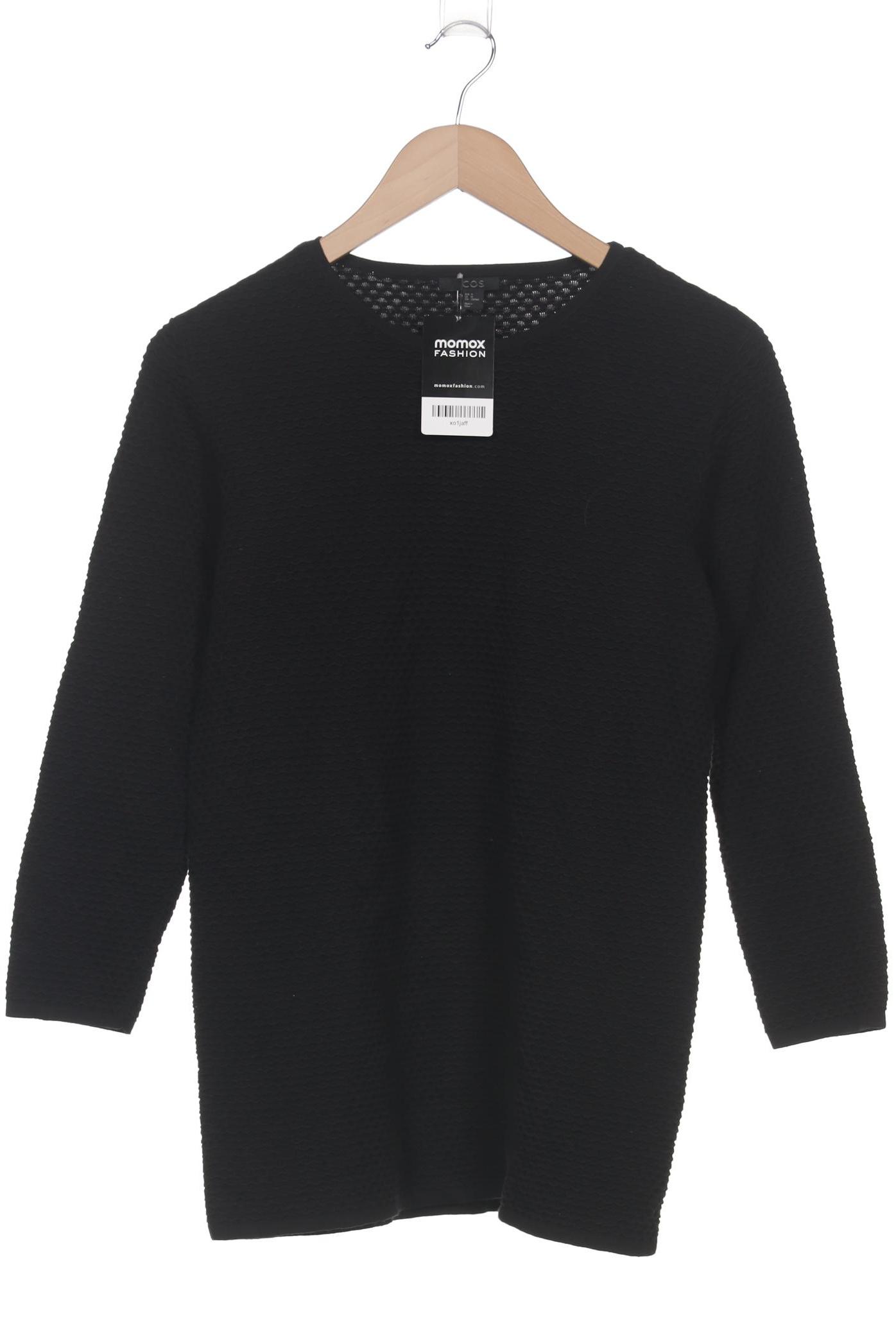 

COS Damen Sweatshirt, schwarz, Gr. 38