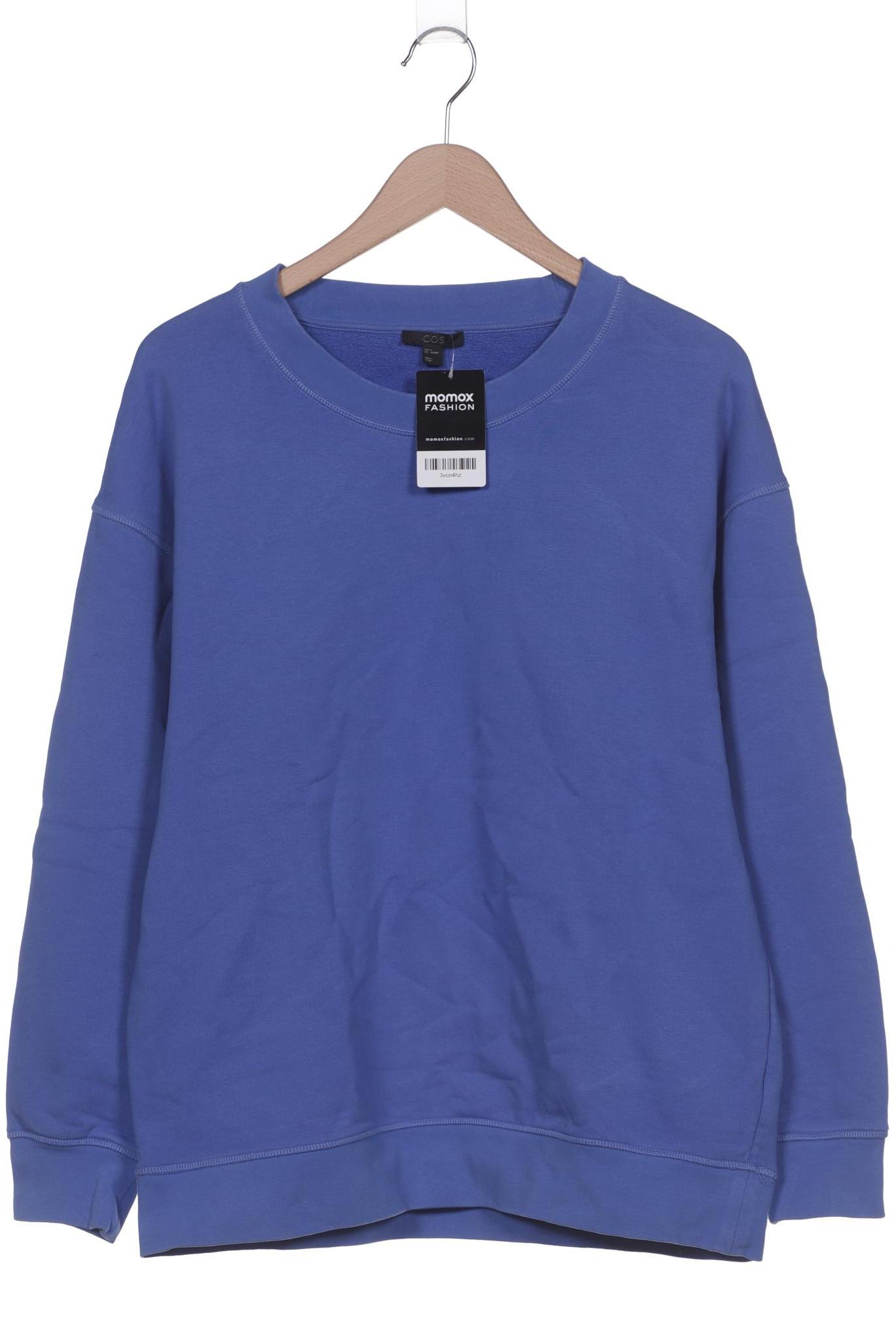 

COS Damen Sweatshirt, blau, Gr. 36