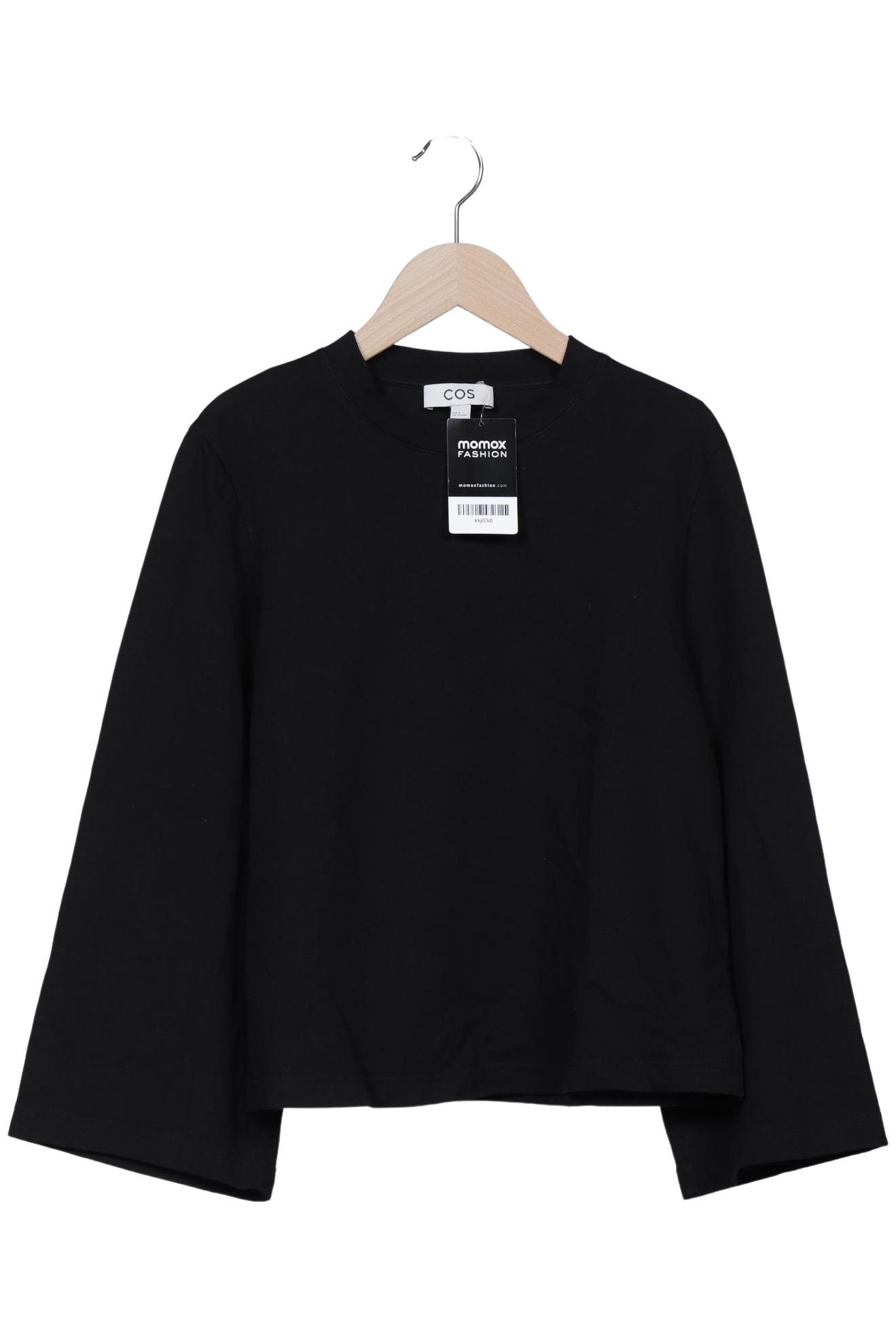 

COS Damen Sweatshirt, schwarz, Gr. 36