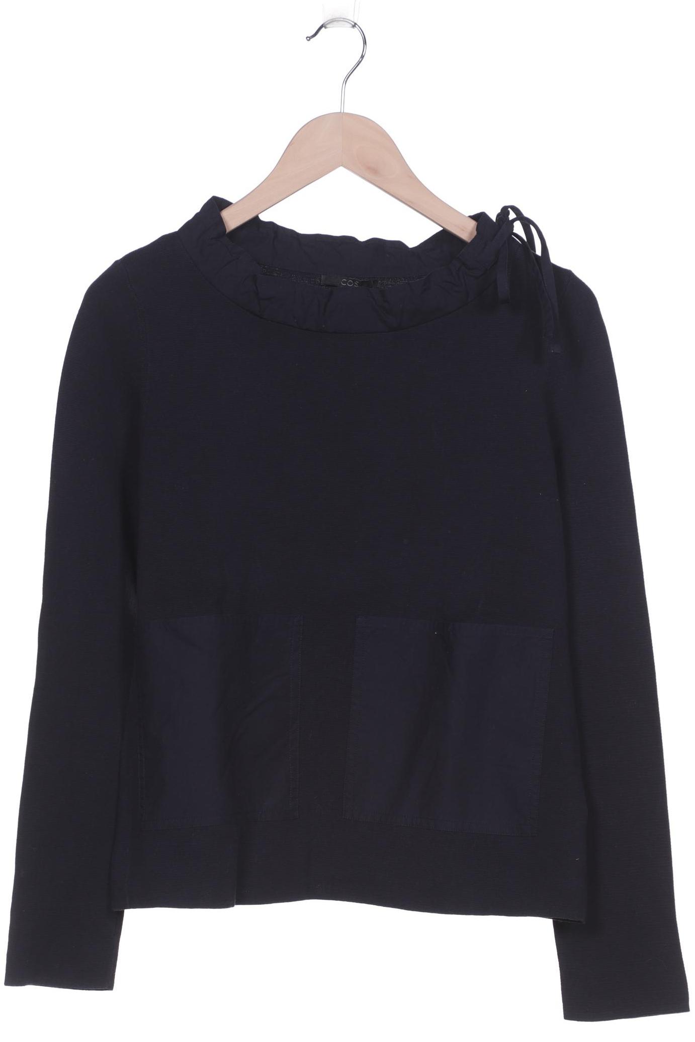 

COS Damen Sweatshirt, marineblau