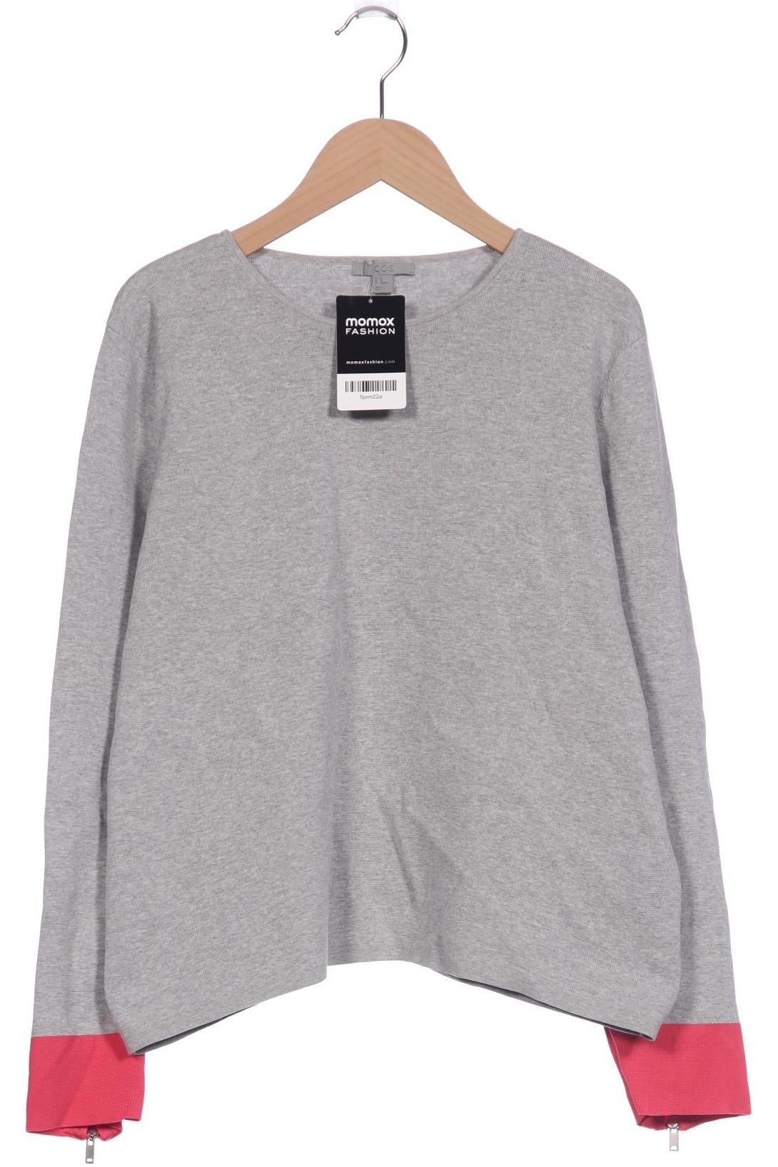 

COS Damen Sweatshirt, grau, Gr. 38