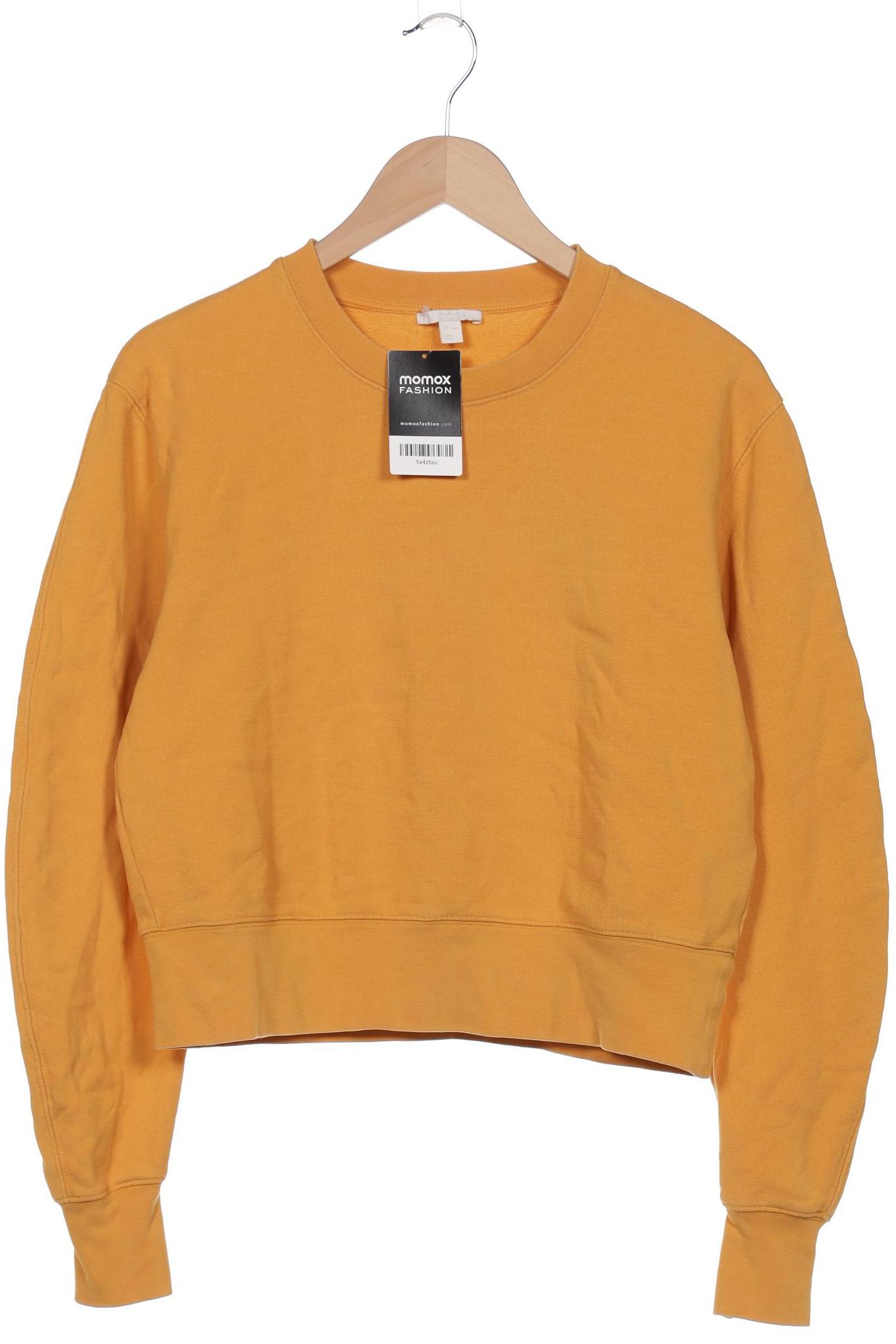 

COS Damen Sweatshirt, gelb, Gr. 36
