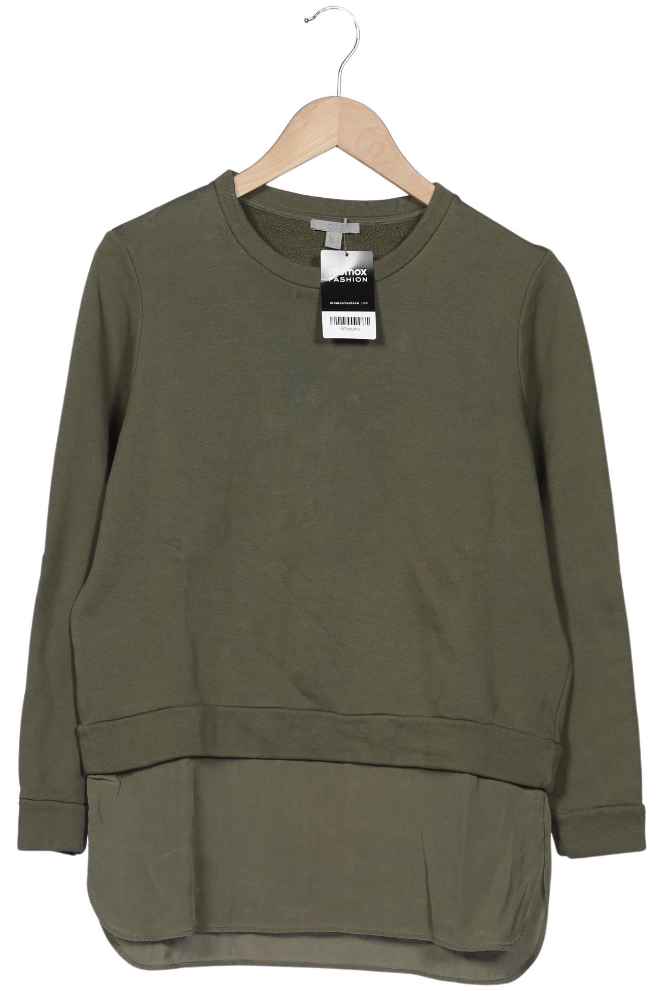 

COS Damen Sweatshirt, grün, Gr. 36