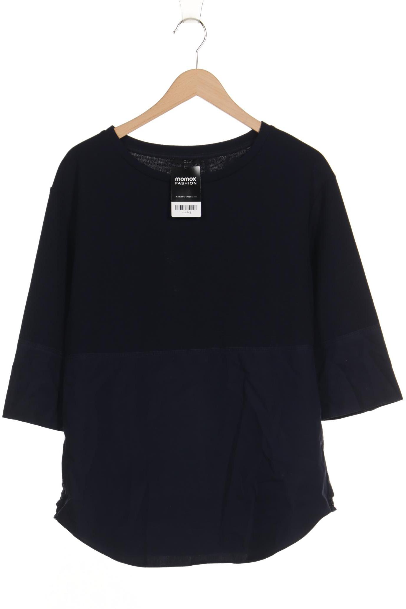 

COS Damen Sweatshirt, marineblau, Gr. 38