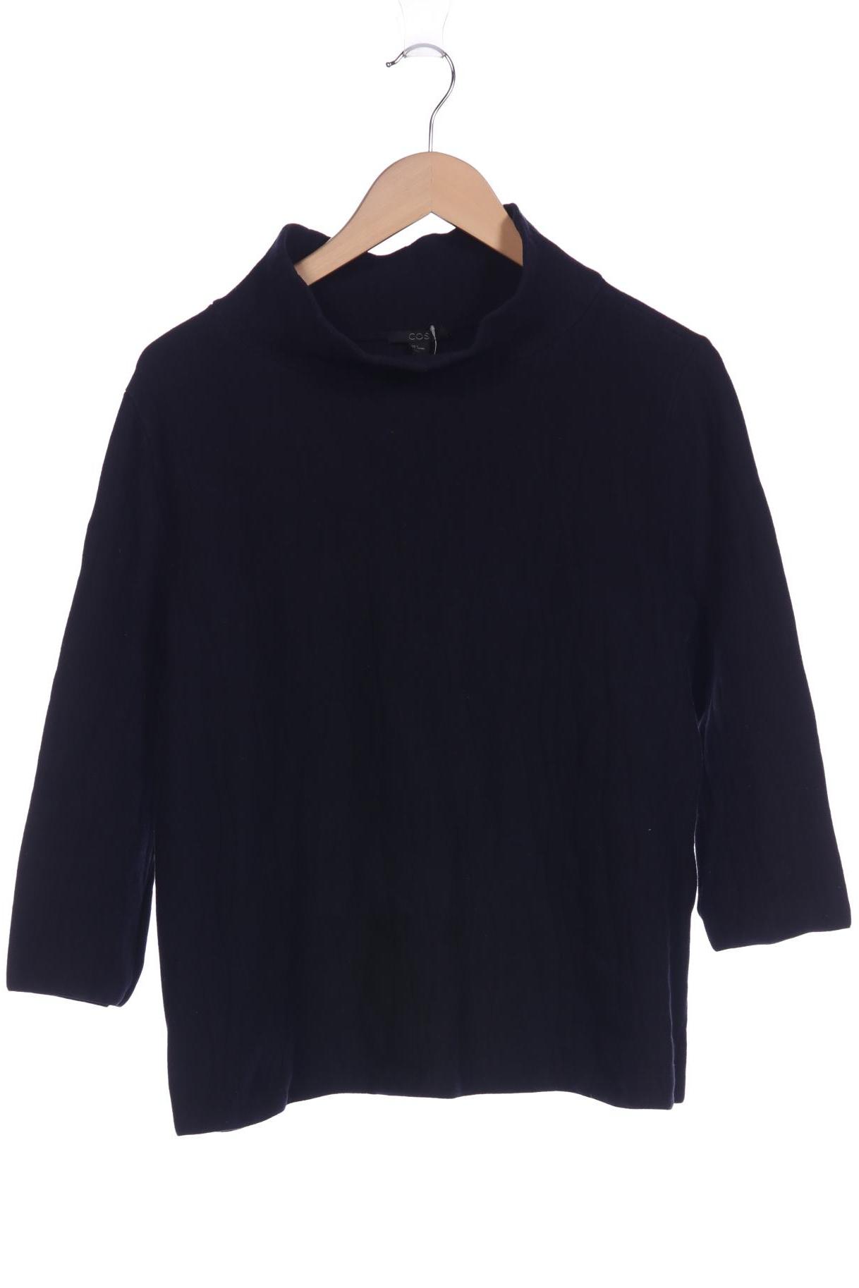 

COS Damen Sweatshirt, marineblau, Gr. 36