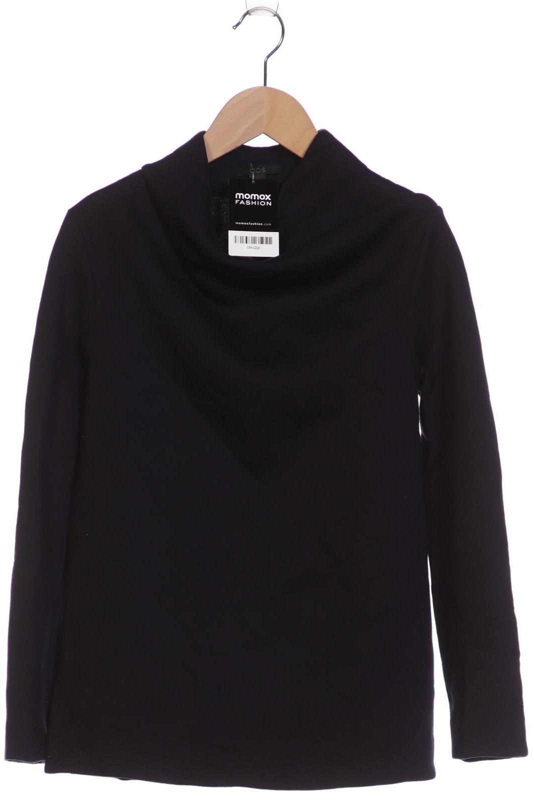 

COS Damen Sweatshirt, marineblau, Gr. 34