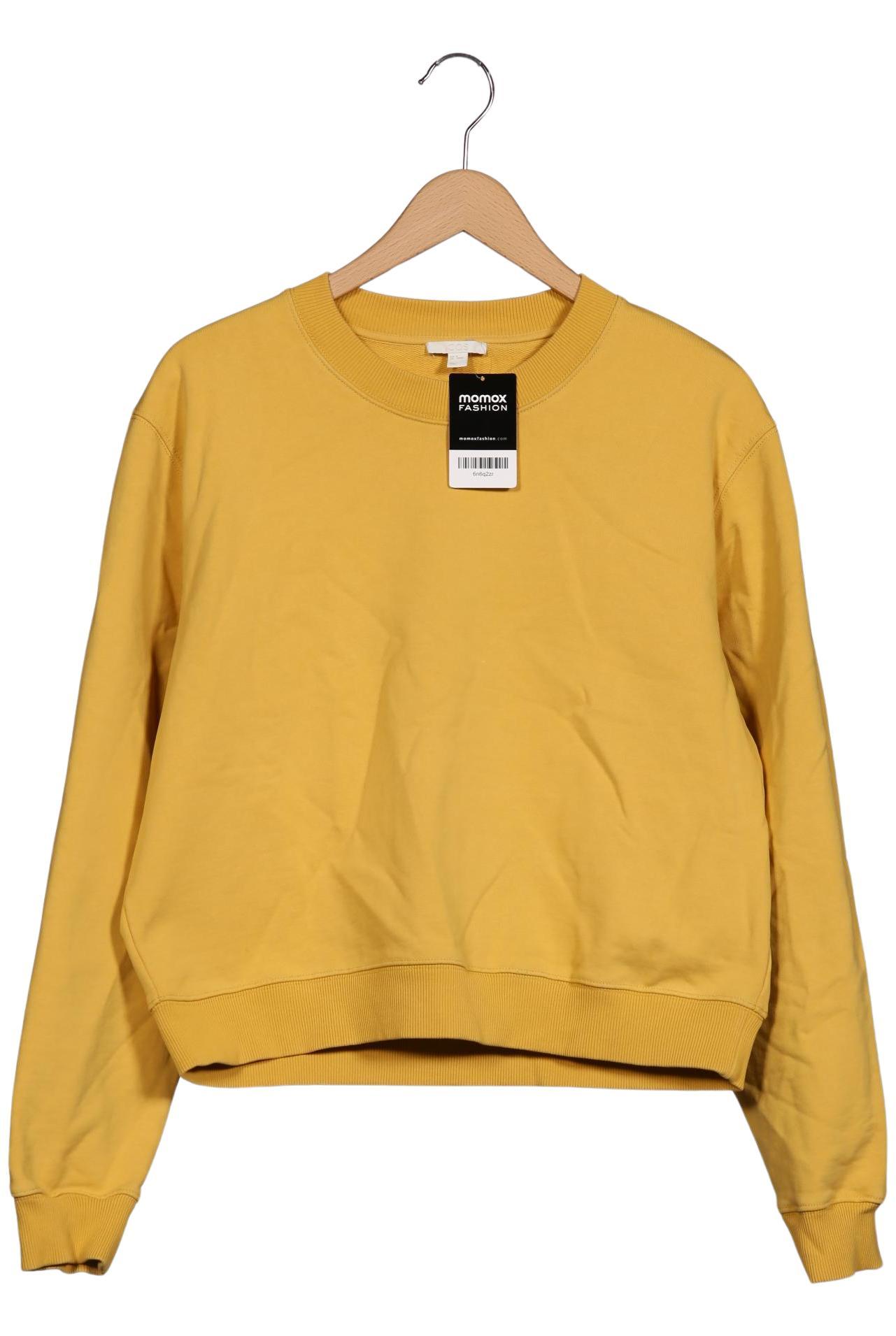

COS Damen Sweatshirt, gelb, Gr. 38
