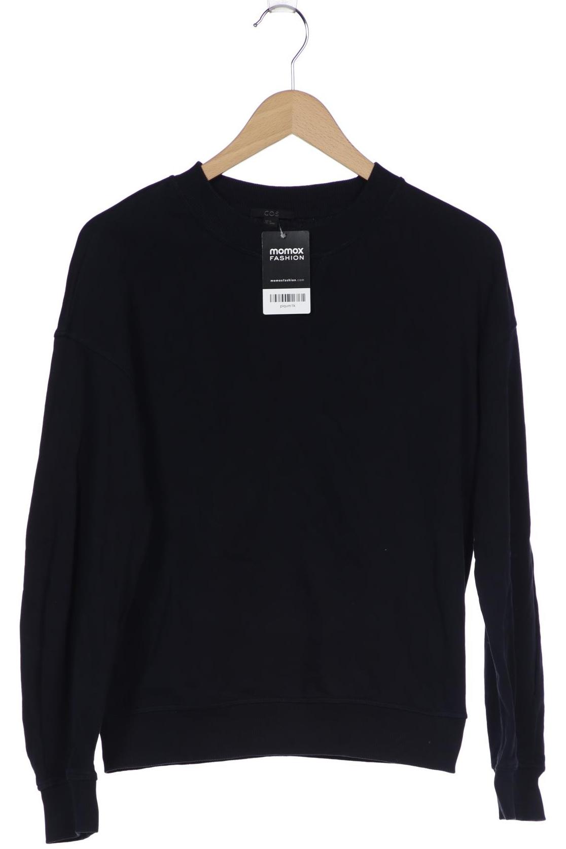 

COS Damen Sweatshirt, schwarz, Gr. 34