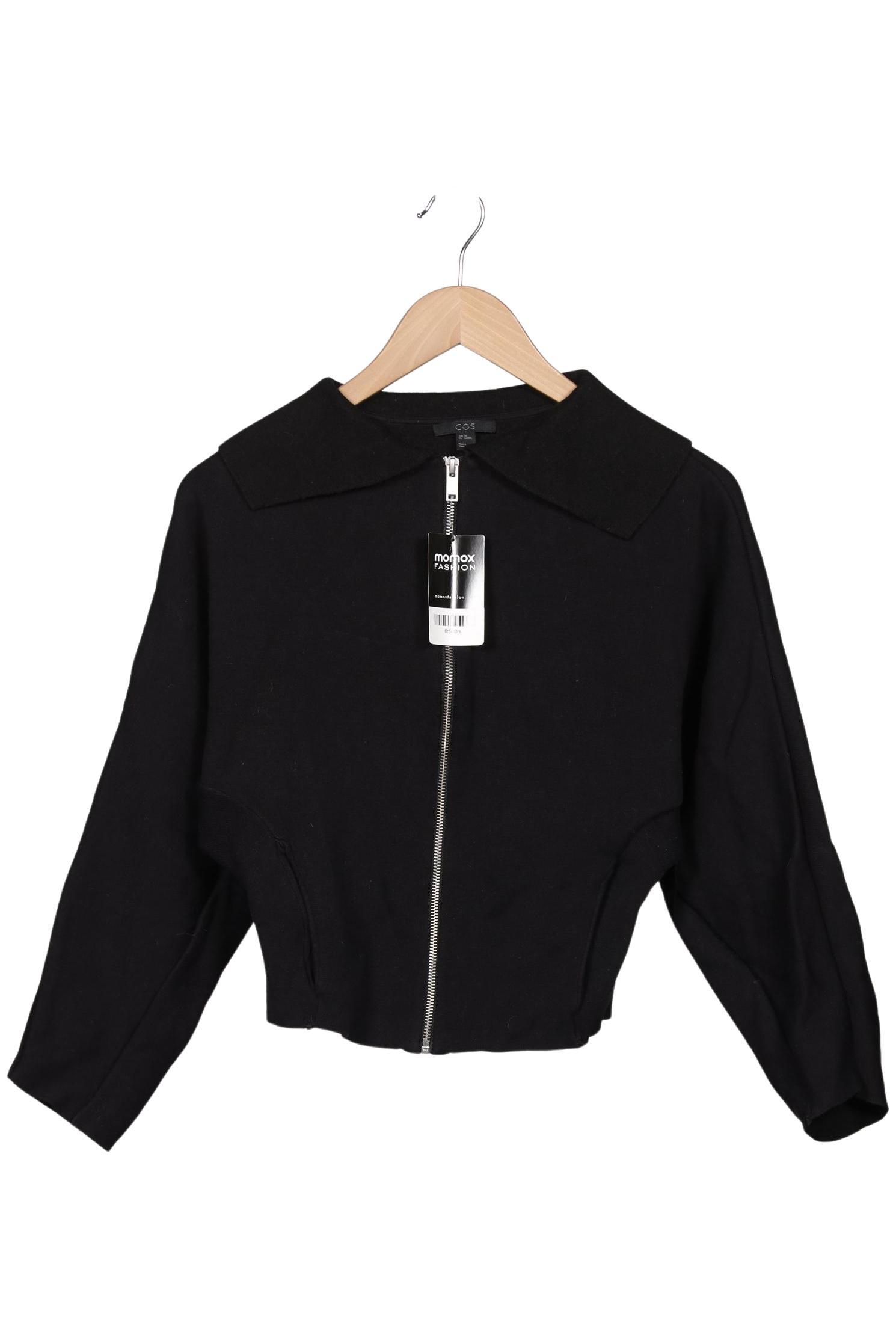 

COS Damen Sweatshirt, schwarz, Gr. 34