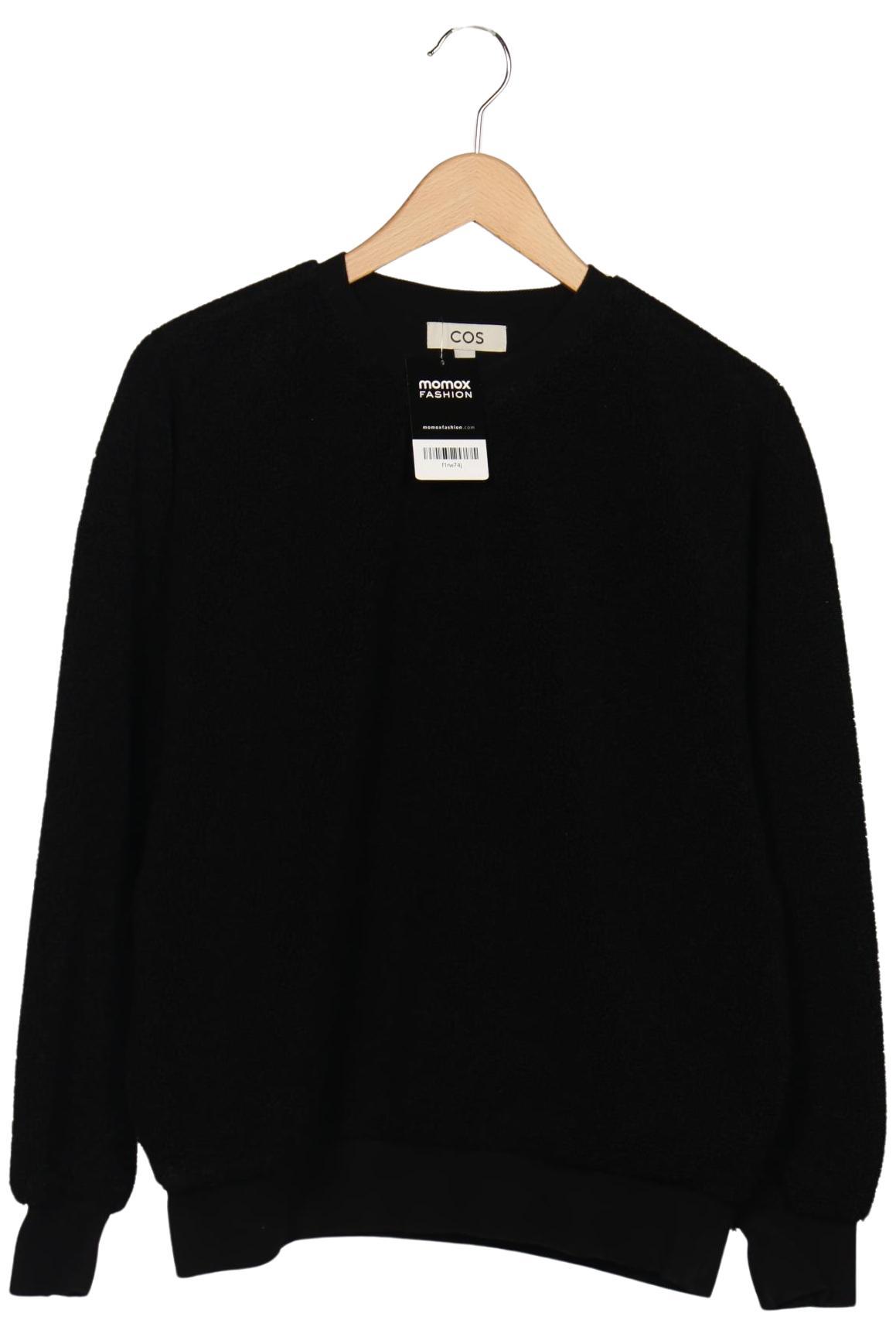 

COS Damen Sweatshirt, schwarz, Gr. 36